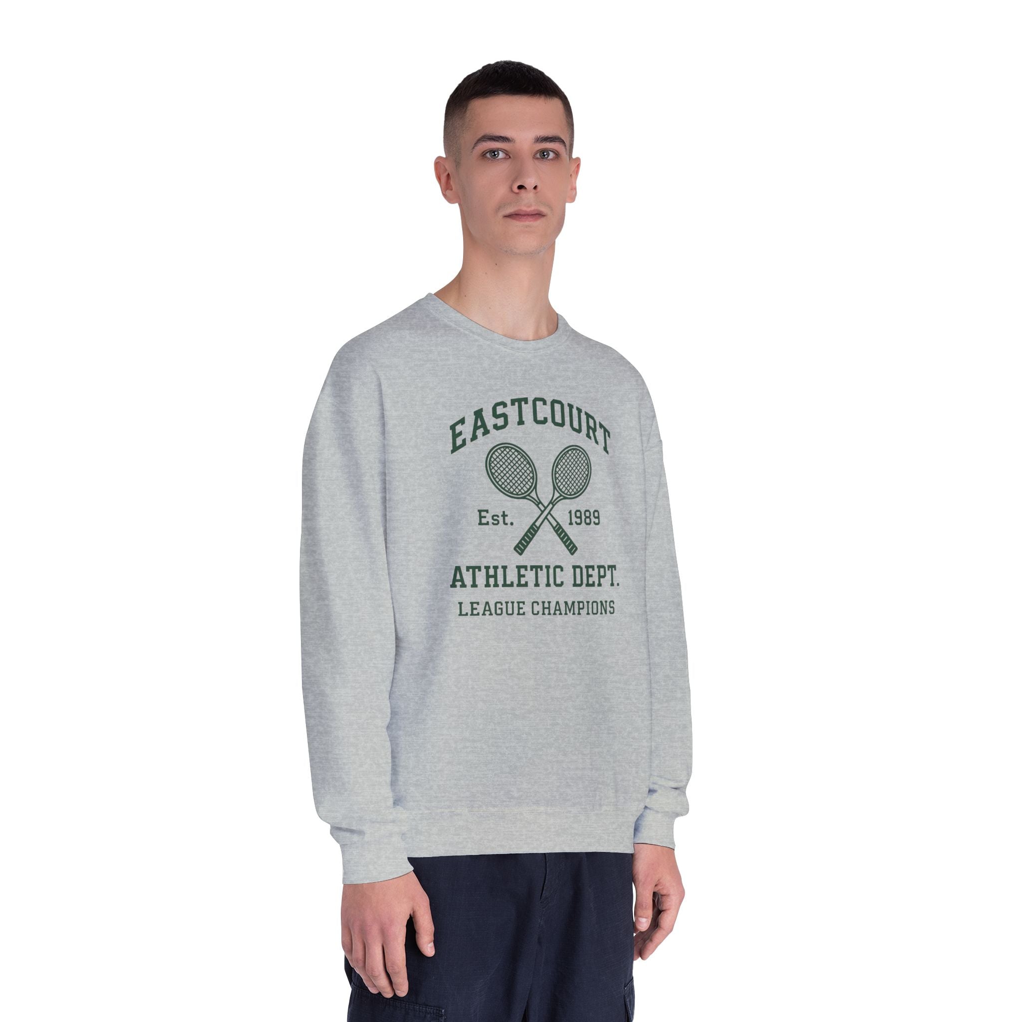Eastcourt Tennis Sweatshirt Vintage Athletic Dept. Crewneck | Unisex Preppy Pullover Gift | Retro Rackets | Tenniscore Style