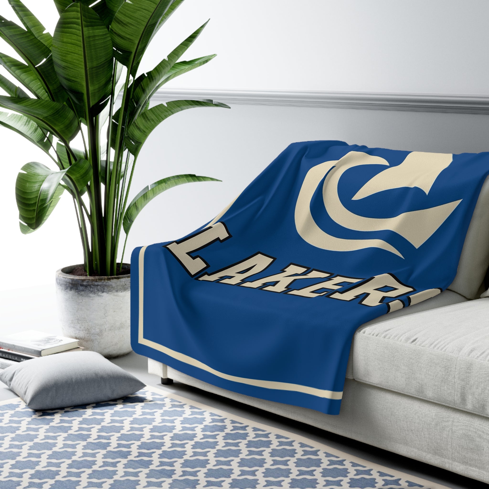 Lakers - Cozy Sherpa Fleece Blanket
