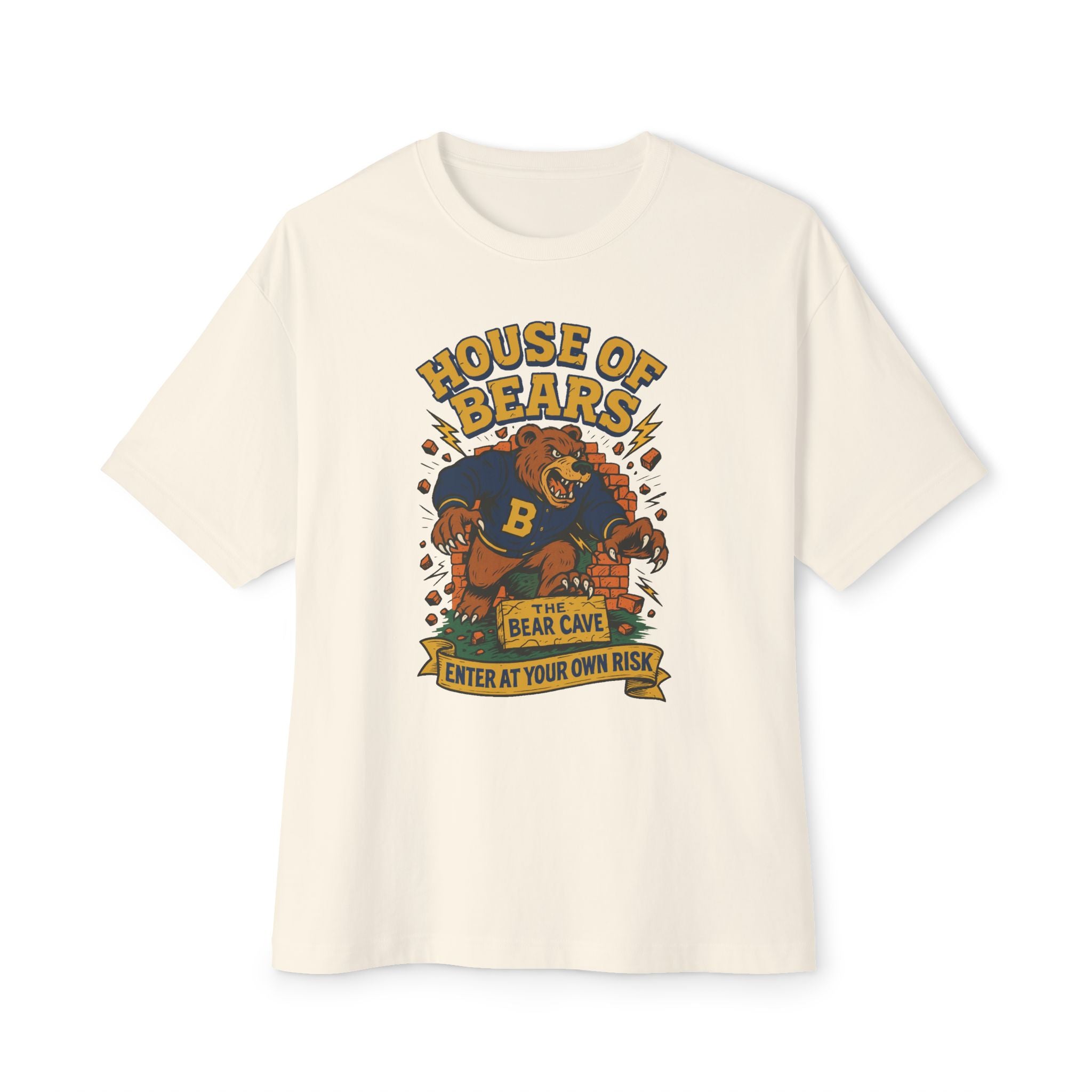 Bears - House of Bears Unisex Boxy Oversized Tee