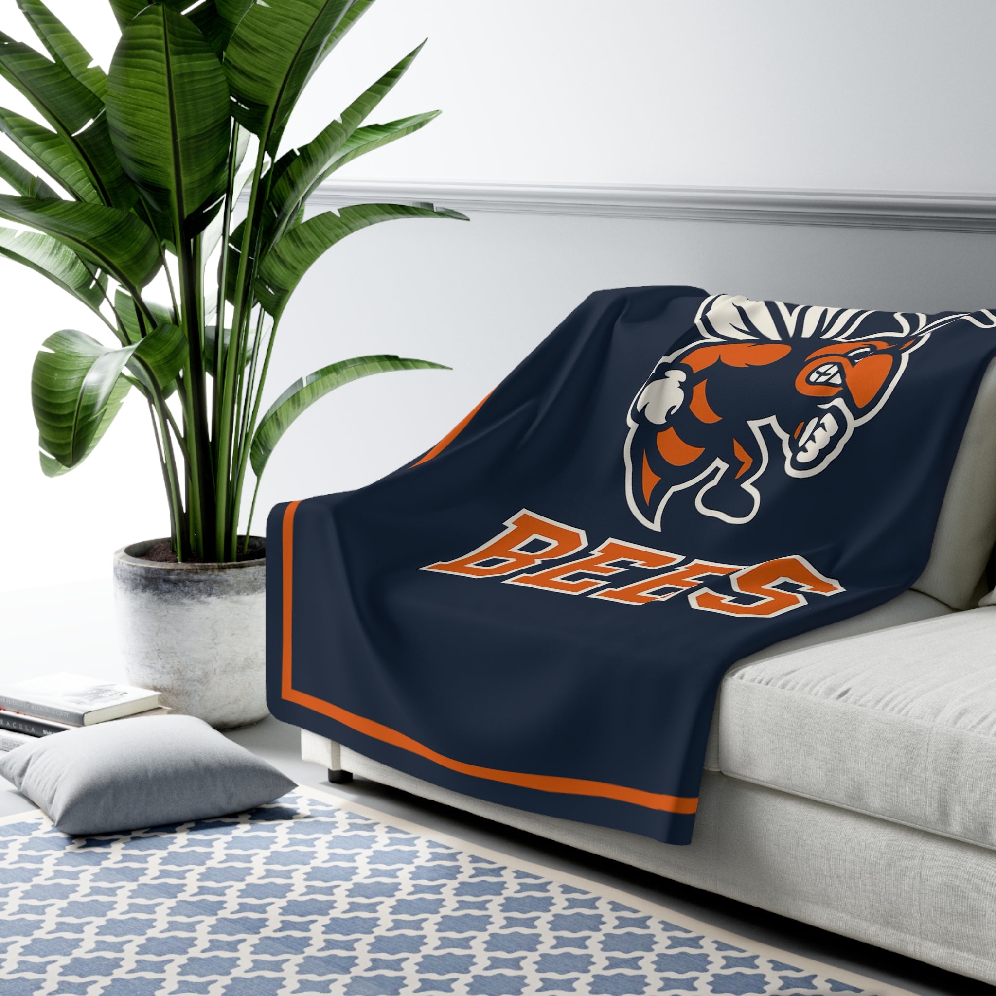 Bees - Cozy Sherpa Fleece Blanket