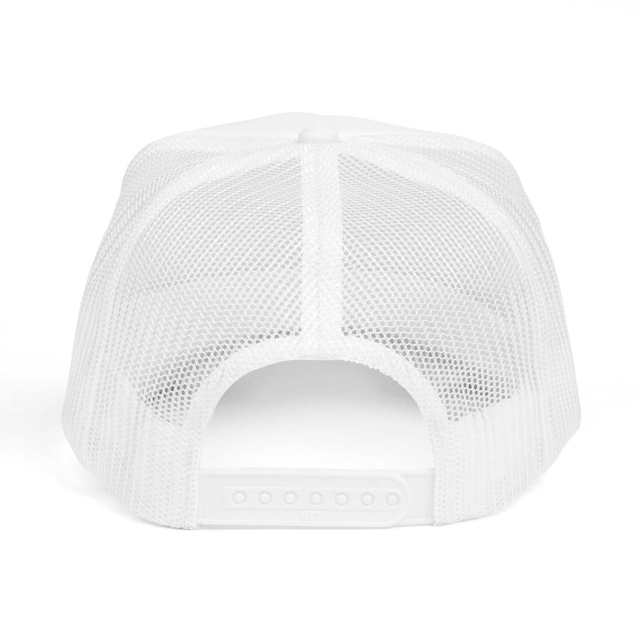 MW25 - Smiley Foam Trucker Hat, Embroidered Cap