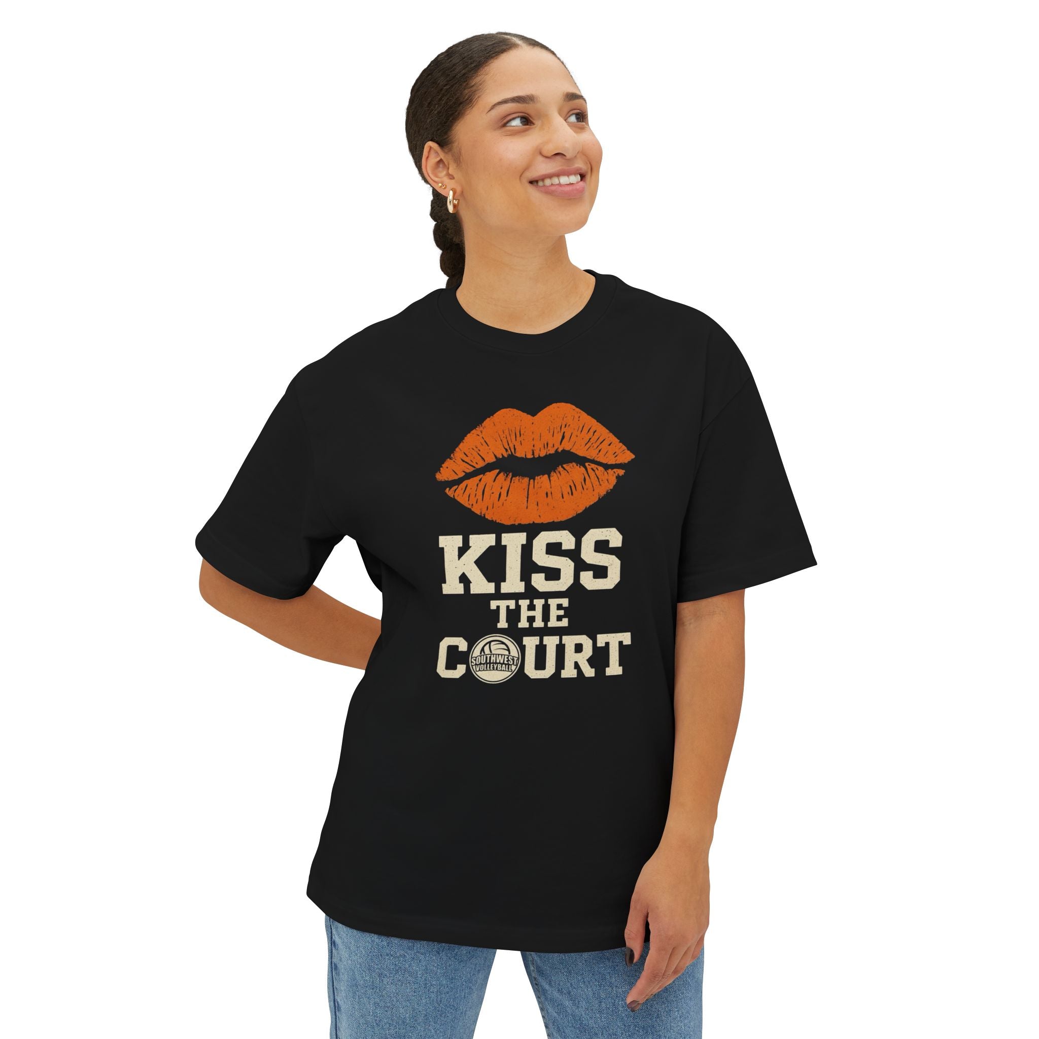 SWVB -  KISS the Court Unisex Oversized Boxy Shirt