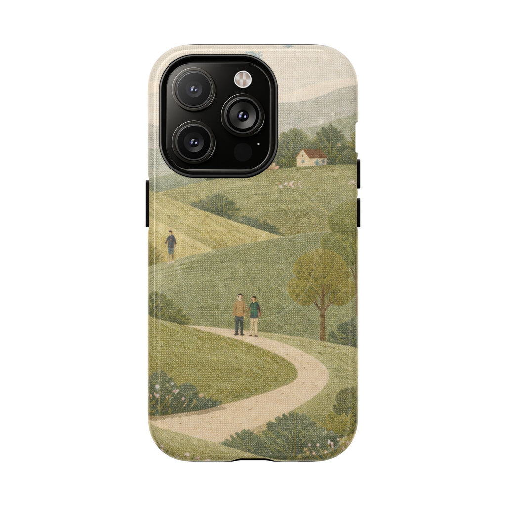 Green Path Iphone Case