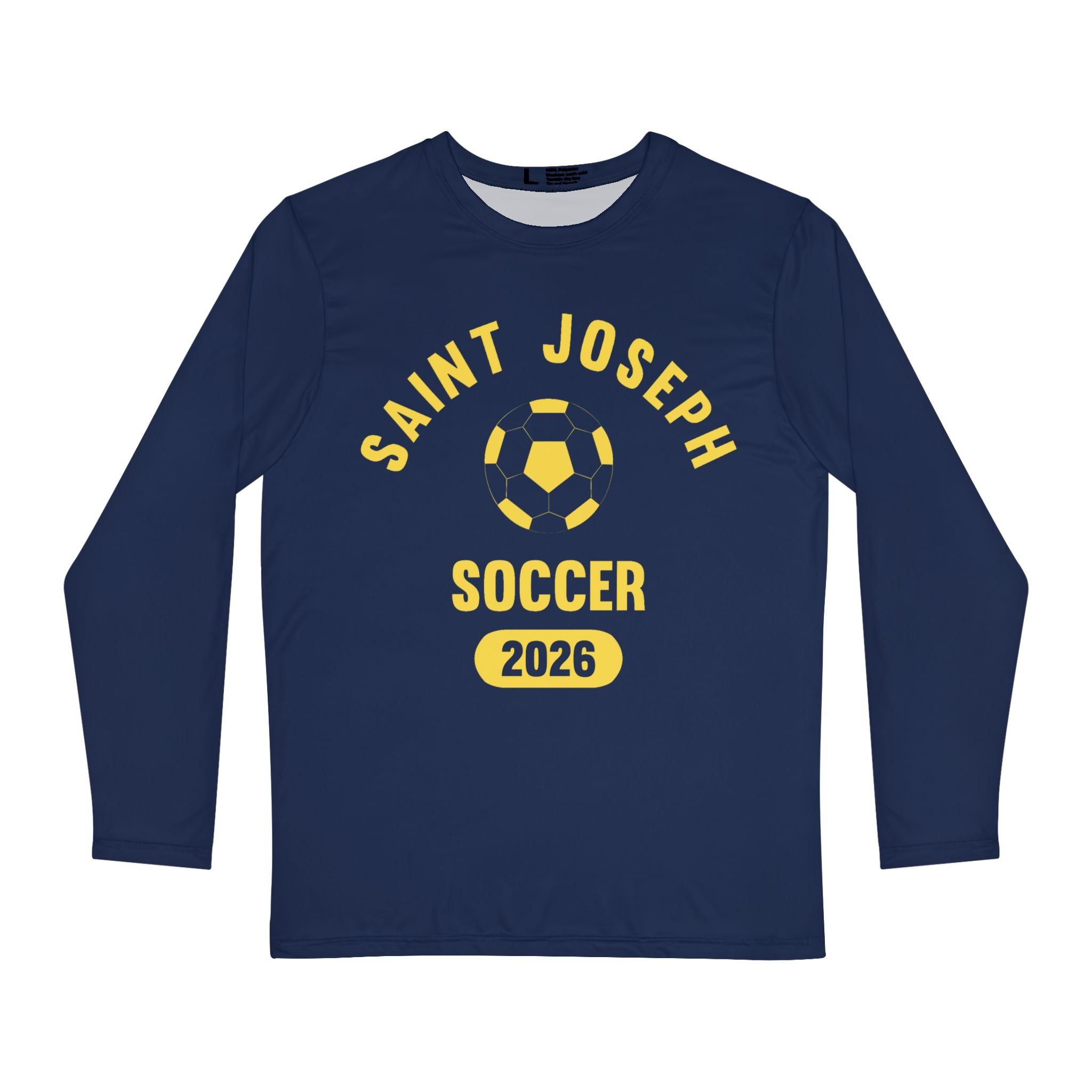 Bears Soccer - Saint Joseph High School Bears 2026 Soccer Long Sleeve Shirt (Navy)