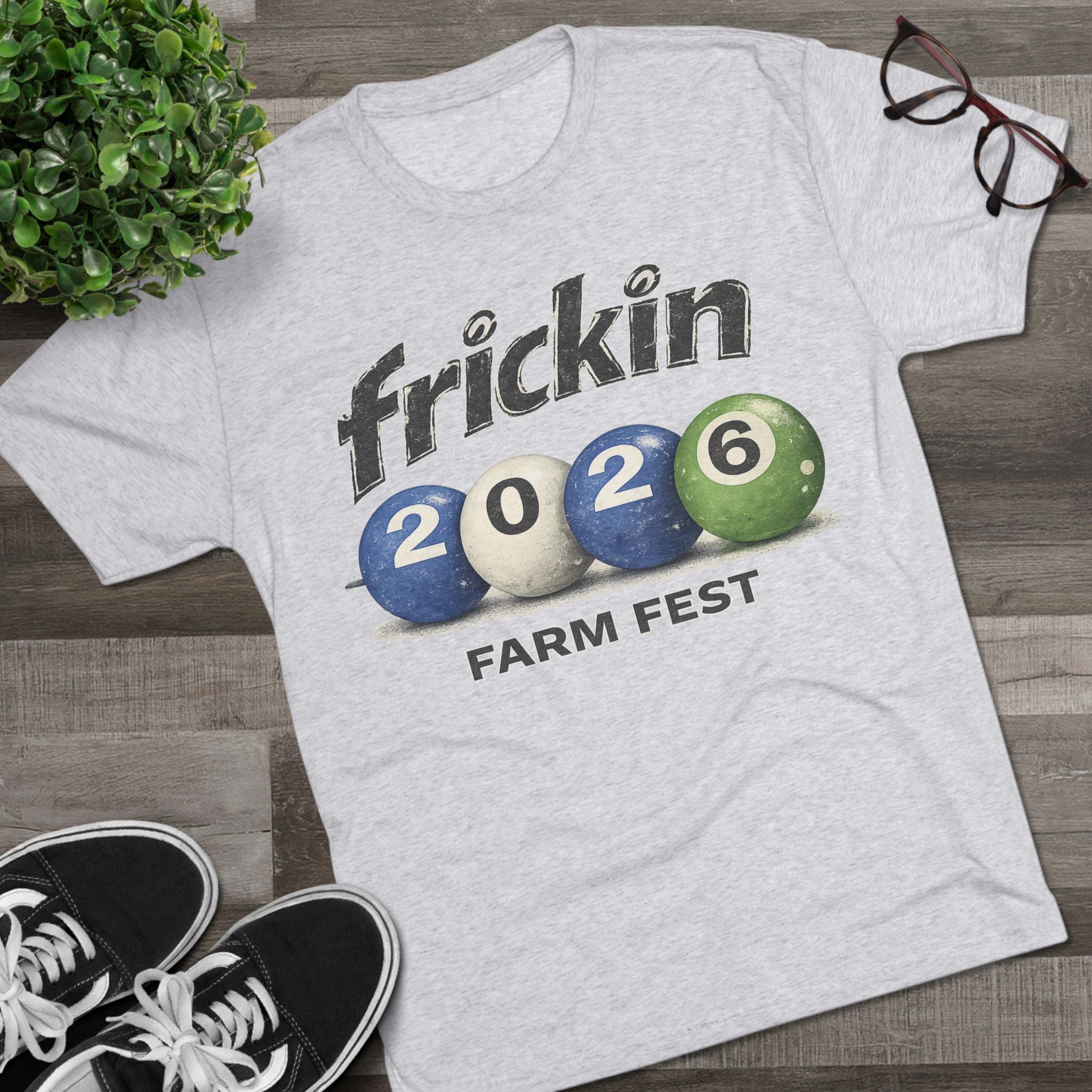 Frickin Farm Fest - Pool Ball Tee 2026