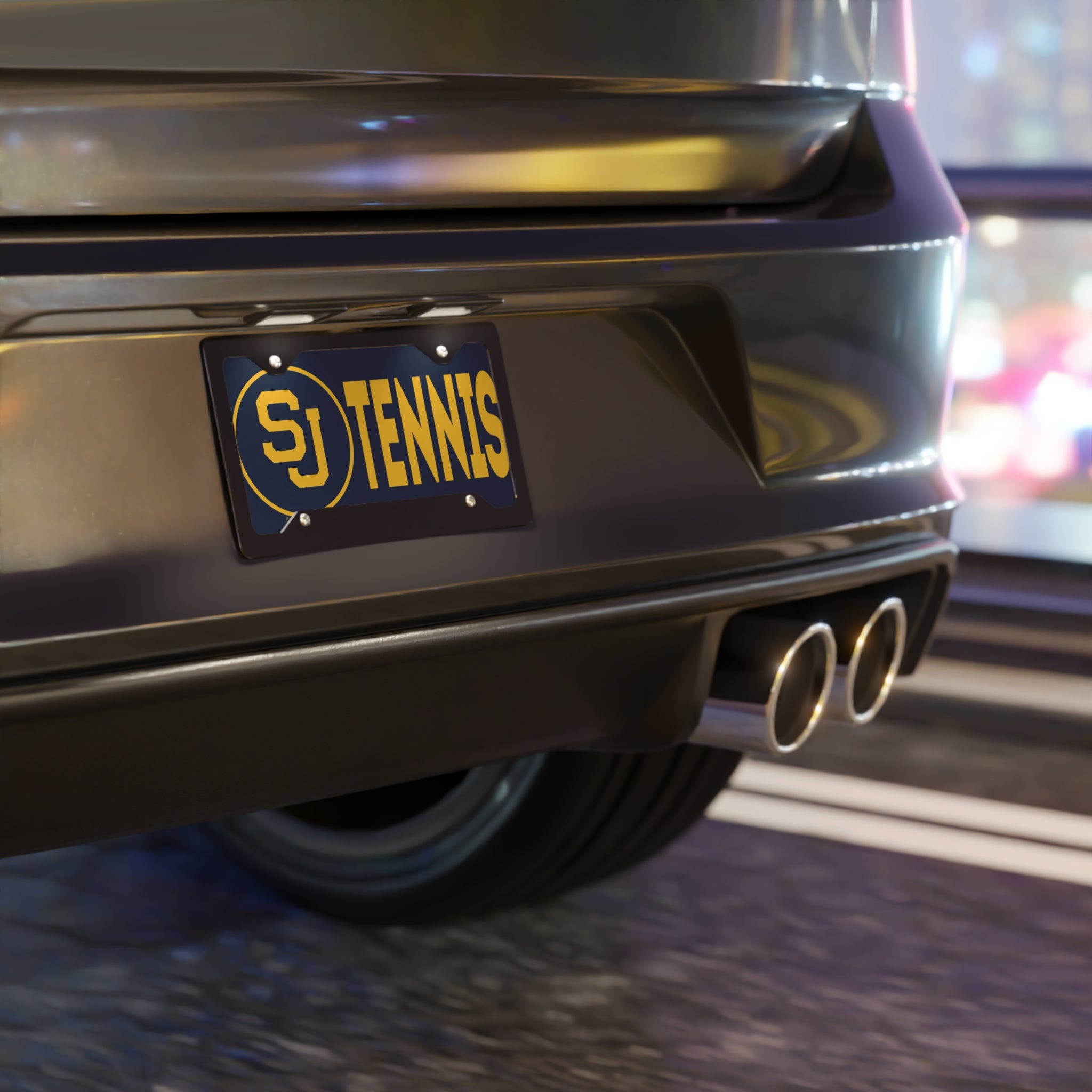 Bears Tennis - SJ Tennis License Plate
