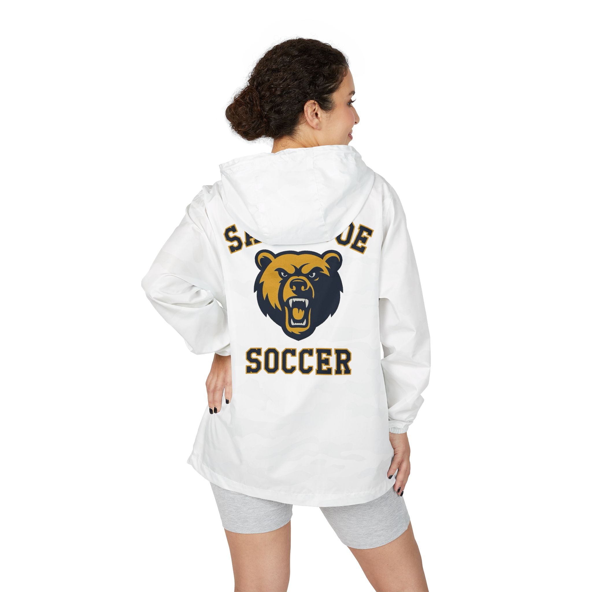Bears Soccer - Windbreaker Jacket White Camo