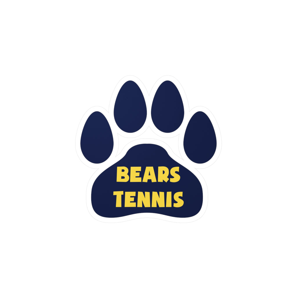 Bears Tennis - Paw Decal