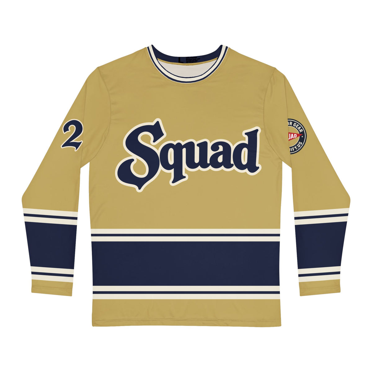 Squad Blue & Gold No. 26 Vintage Field Stripe Jersey