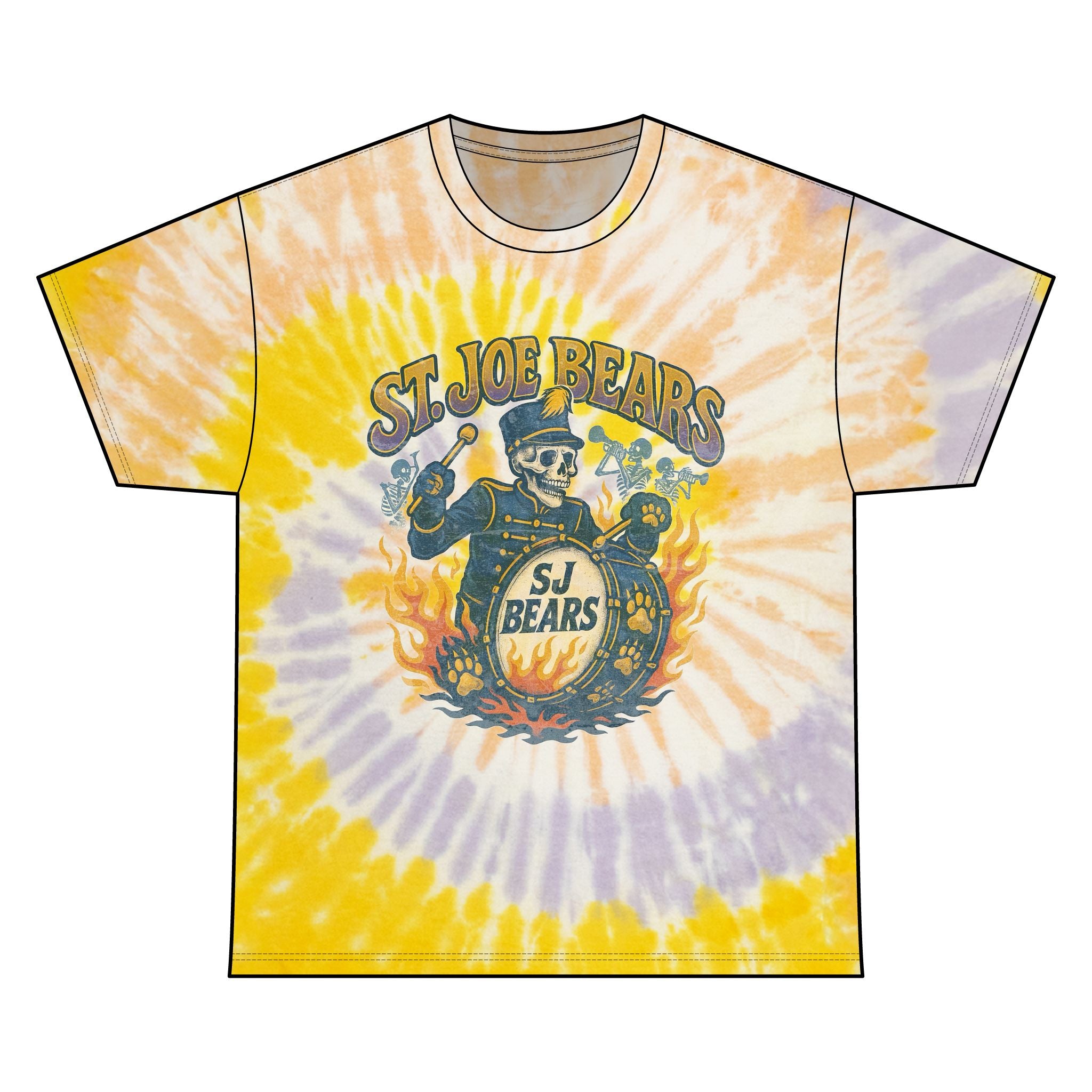 SJ Bears - Tie Dye Drum Line