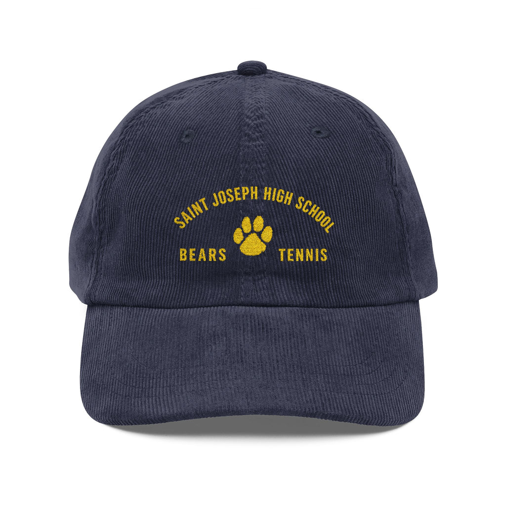 Bears Tennis - Corduroy Embroidered Paw Hat