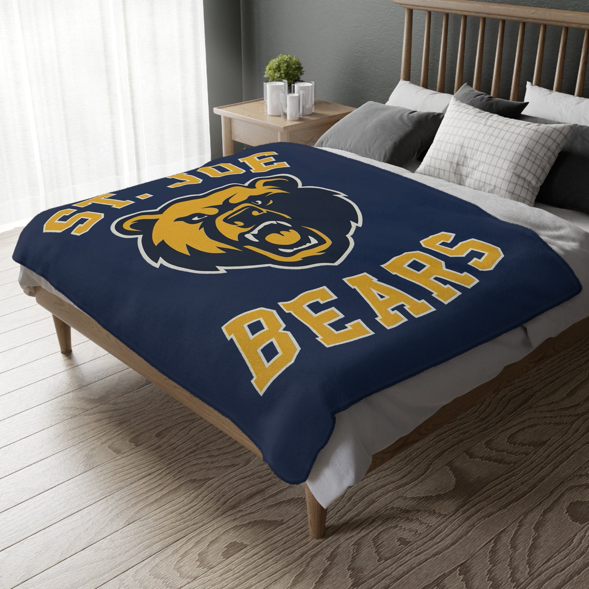 Bears - Microfiber Blanket Paw Print