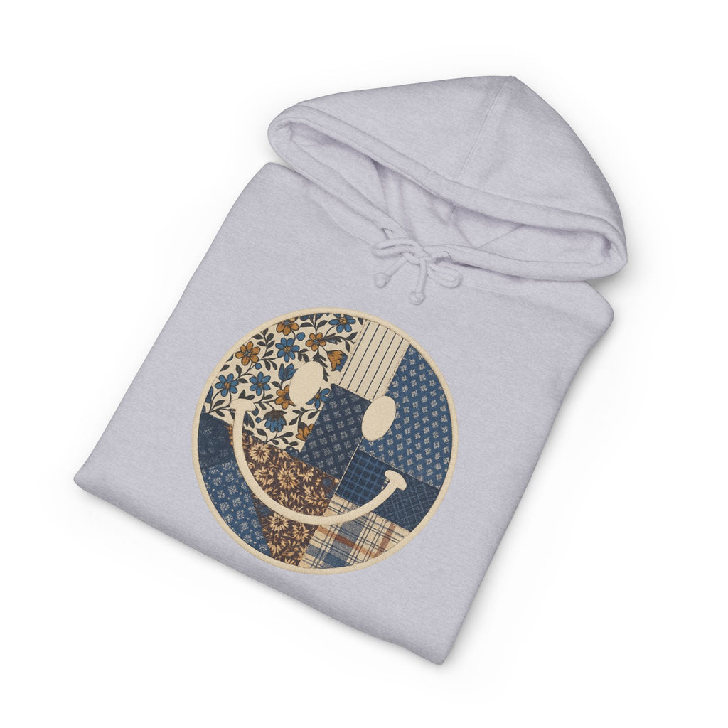 MW25 - Smiley Face Patchwork Hoodie