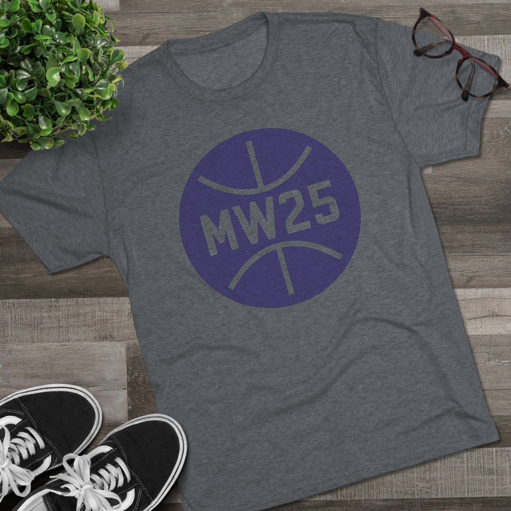 MW25 - Basketball Logo Unisex Tri-Blend Tee