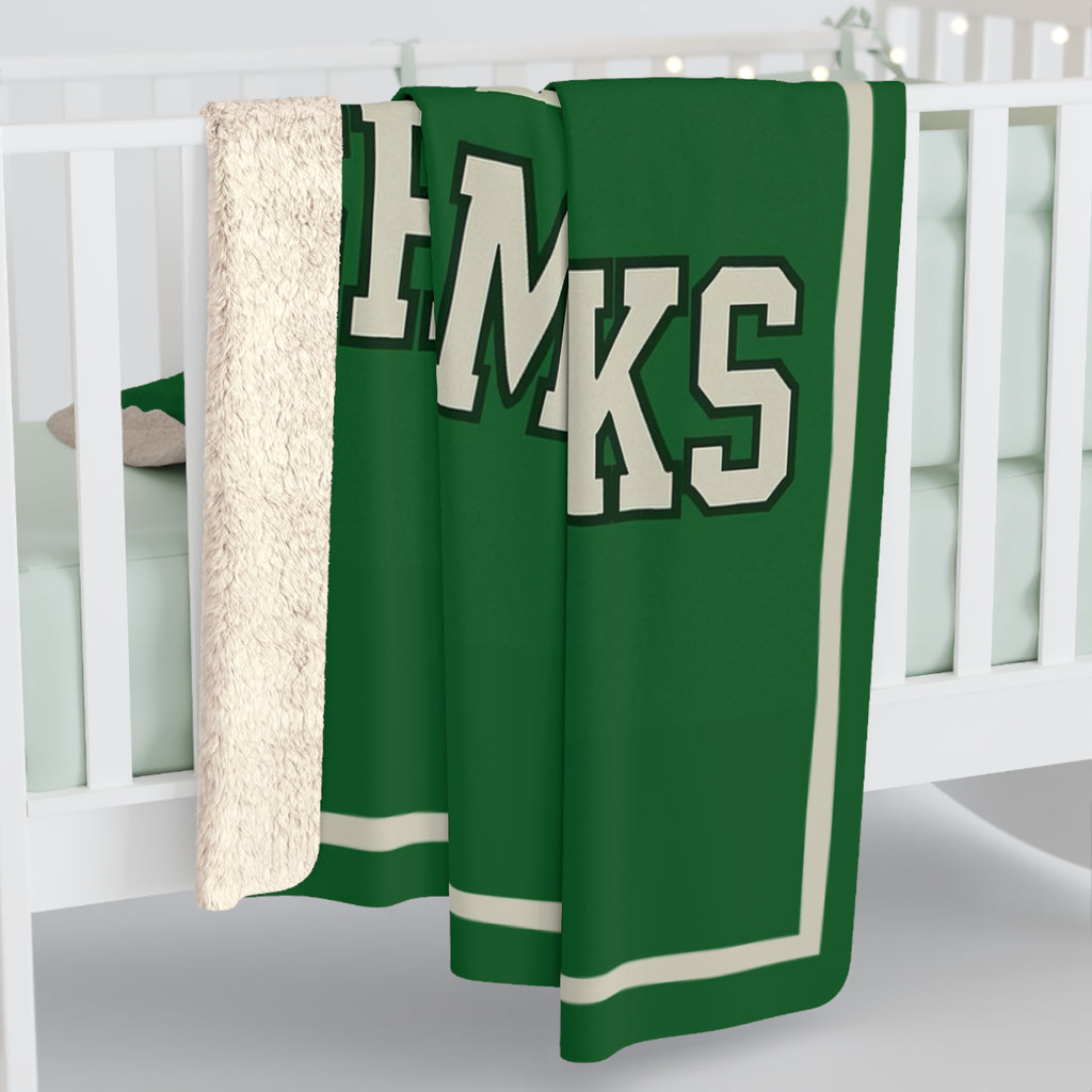 Shamrocks- Cozy Sherpa Fleece Blanket