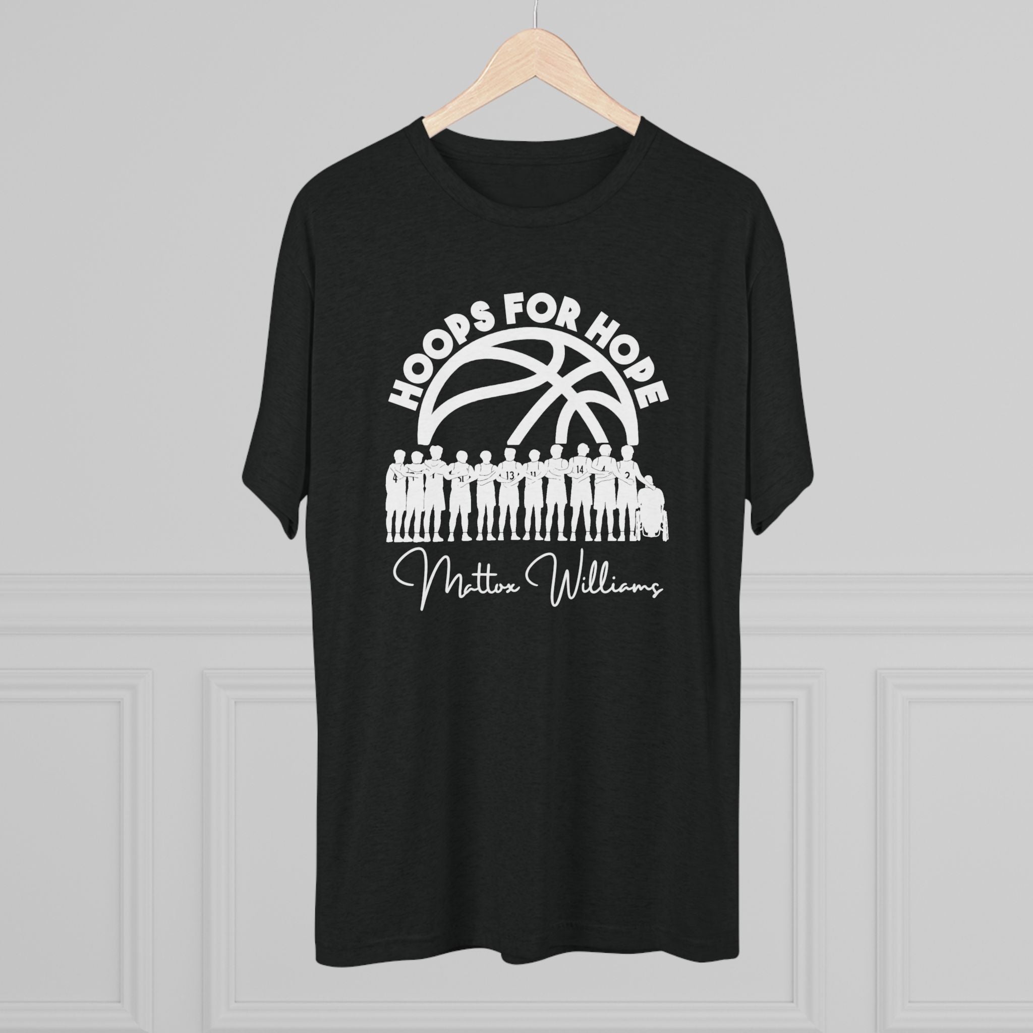 MW25 - Hoops For Hope Unisex Tri-Blend Tee