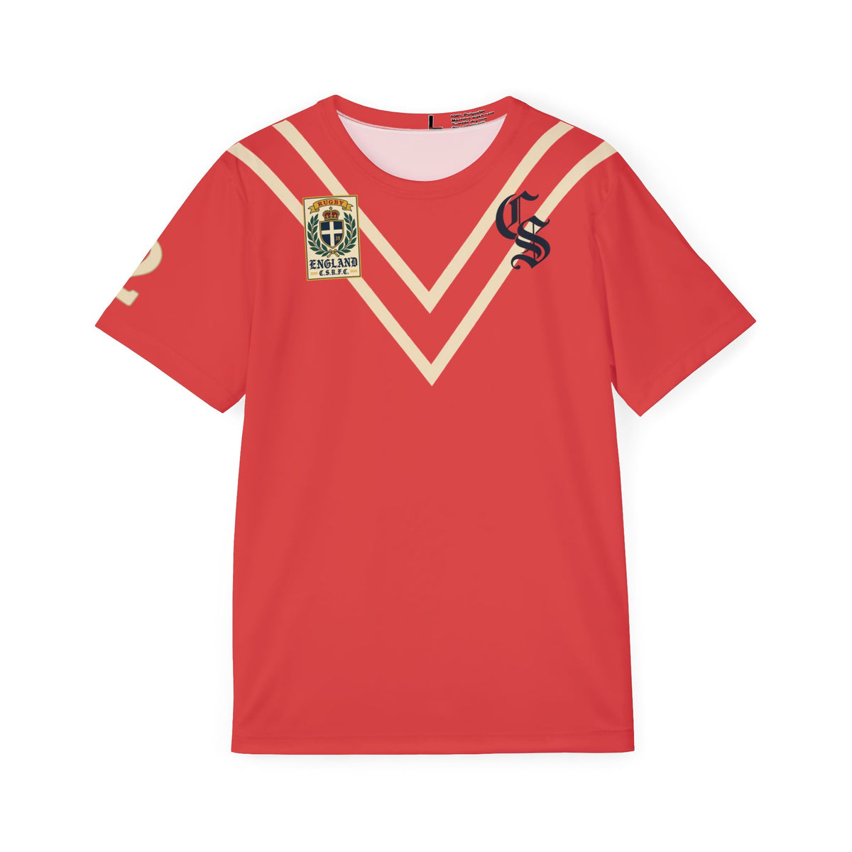 Royal Chevron Rugby-Inspired Jersey