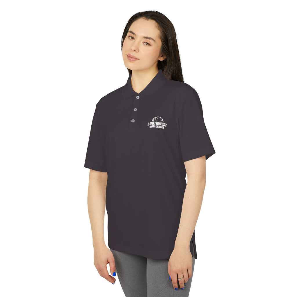 SWVB - Embroidered Unisex Adidas Performance Polo (Black)