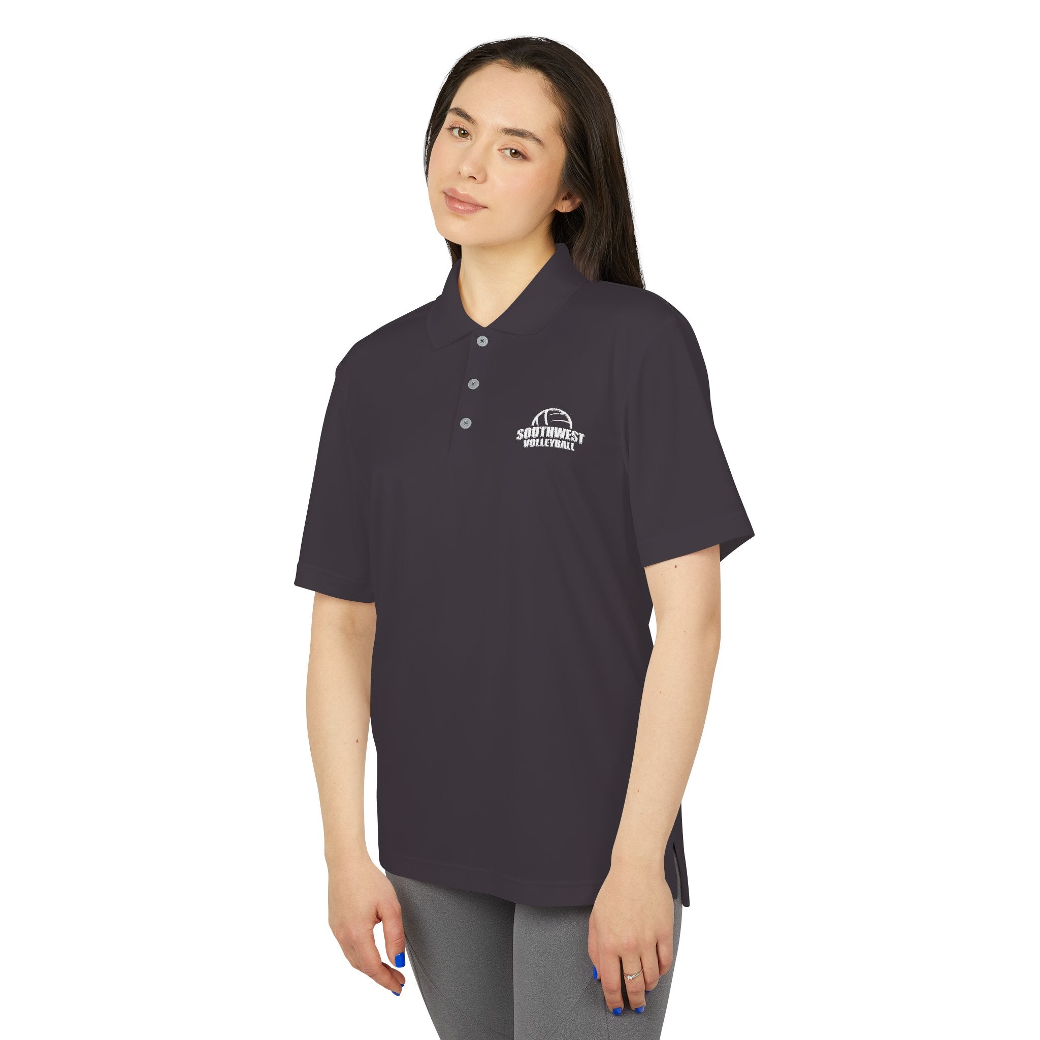 SWVB - Embroidered Unisex Adidas Performance Polo (Black)