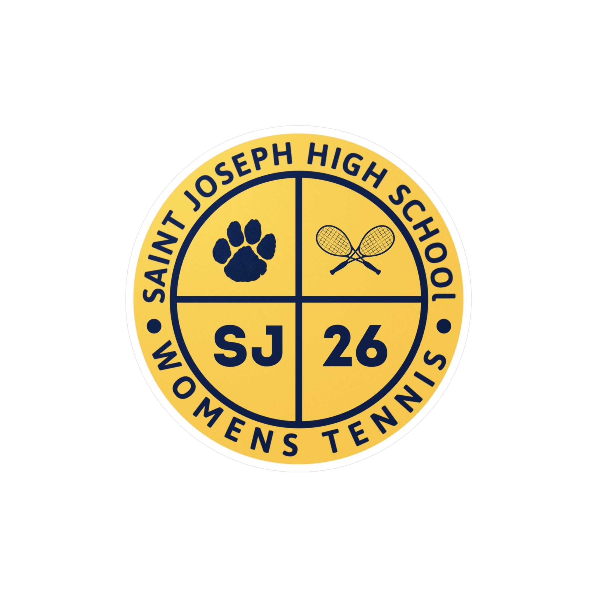 Bears Tennis - Circle Decal SJ 26