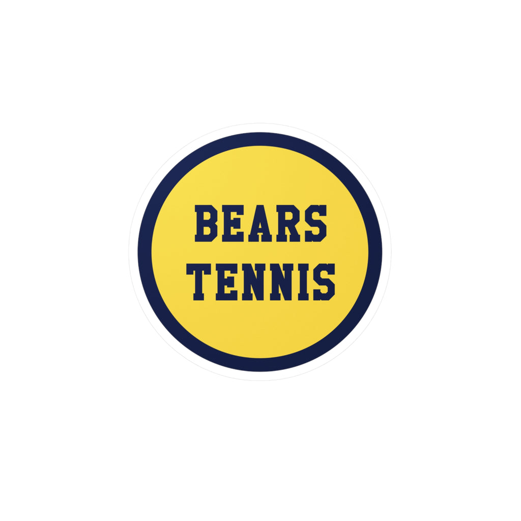 Bears Tennis - Maize and Blue Decal
