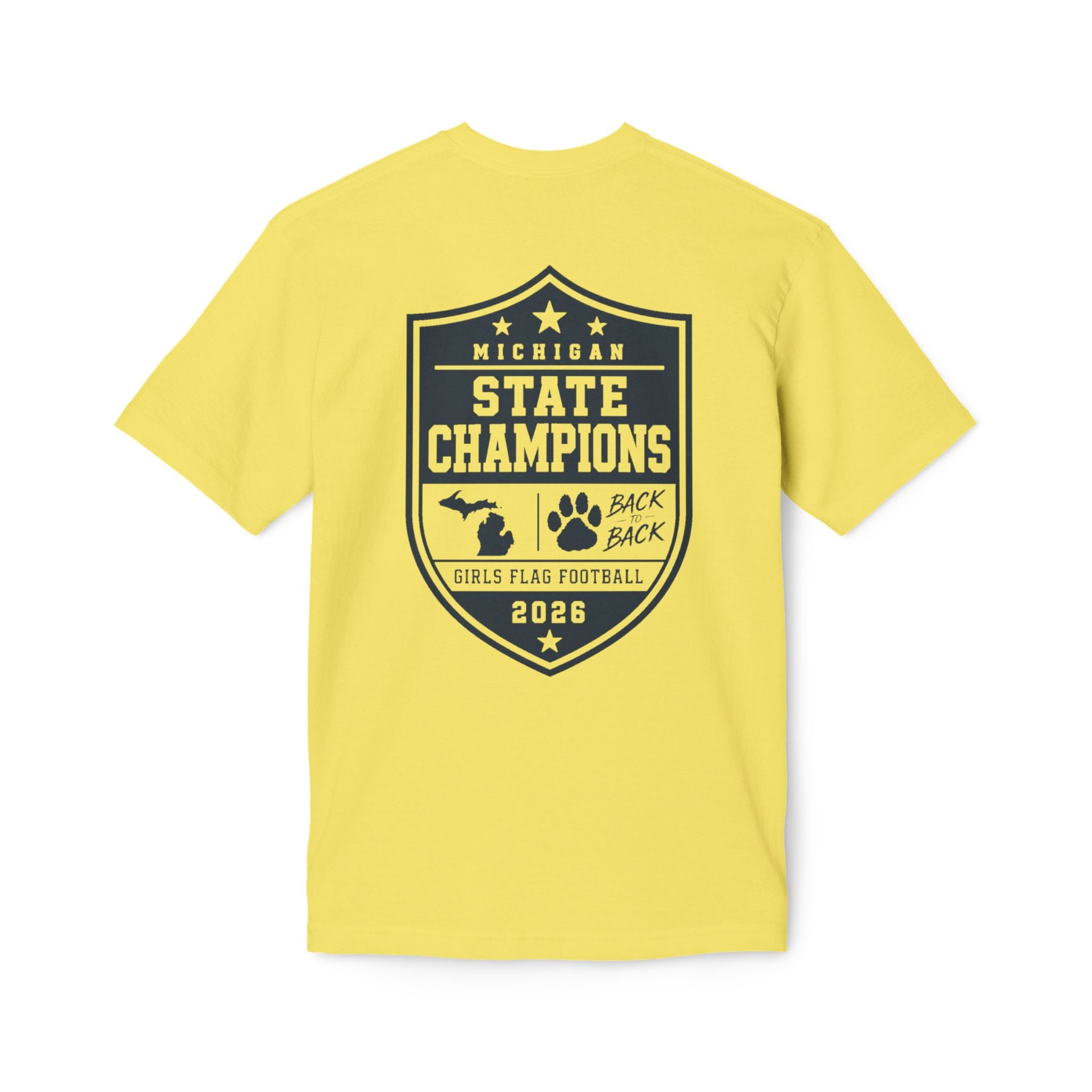 St. Joseph 2026 State Champions T-Shirt — Michigan Girls Flag Football