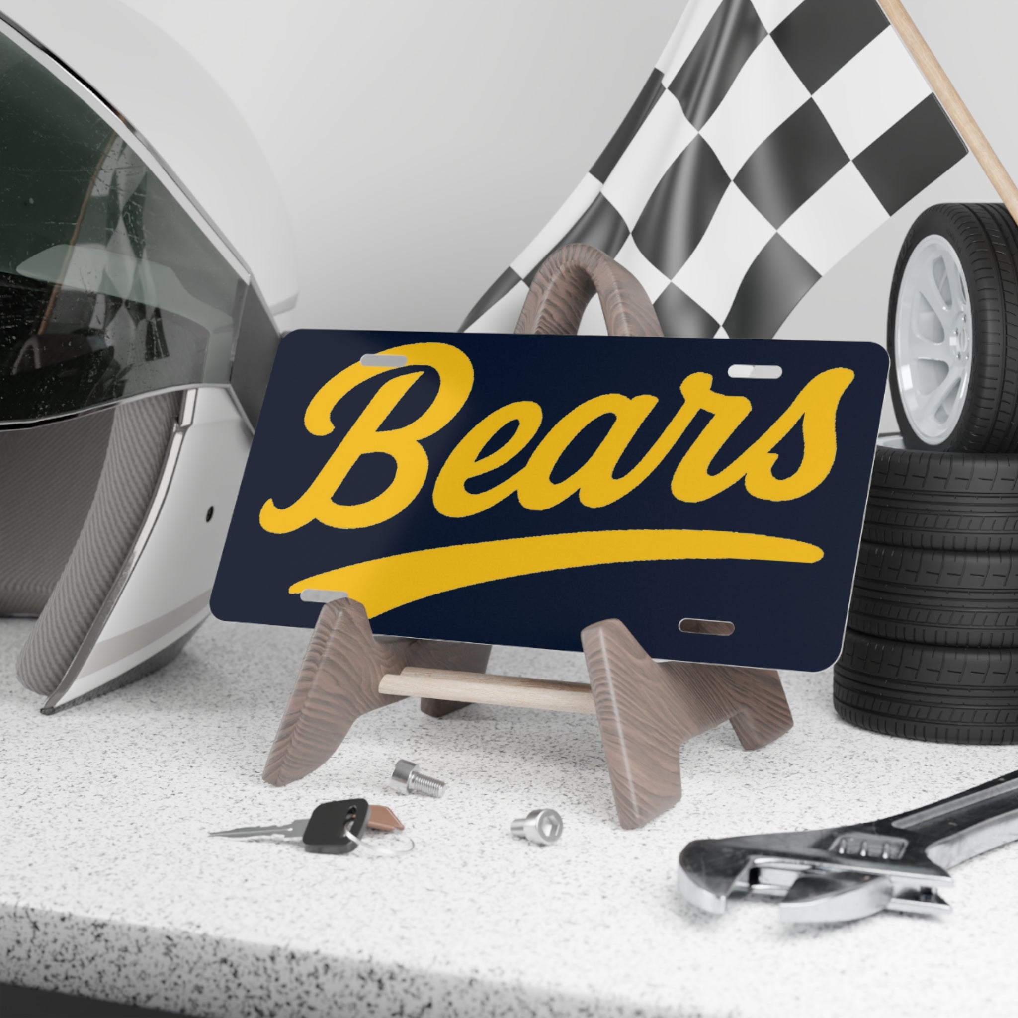 Bears Tennis - Bears License Plate