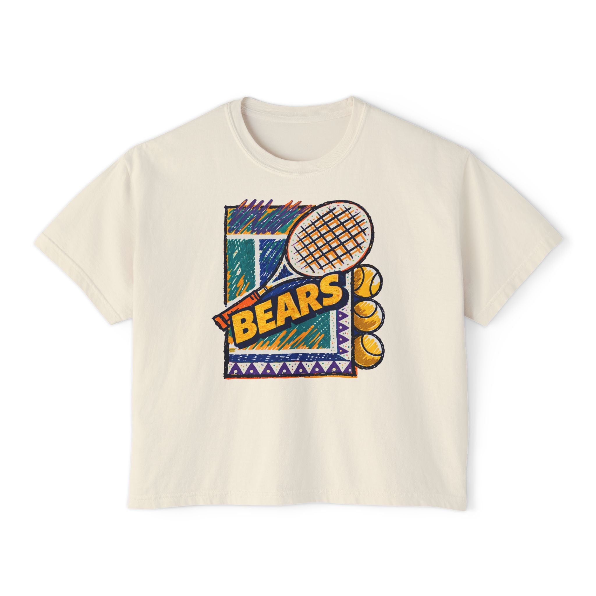 Bears Tennis - 90s Boxy Tee