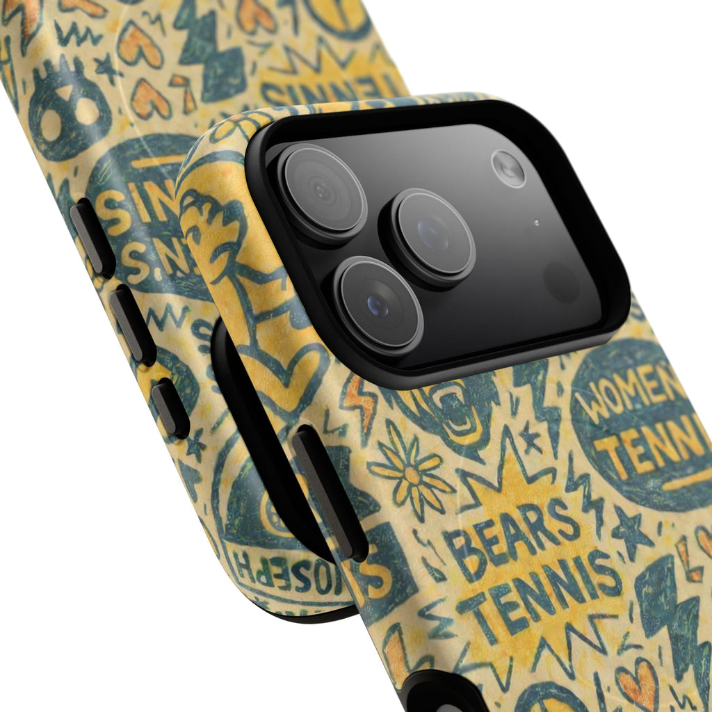 Bears Tennis - Doodle Phone Case