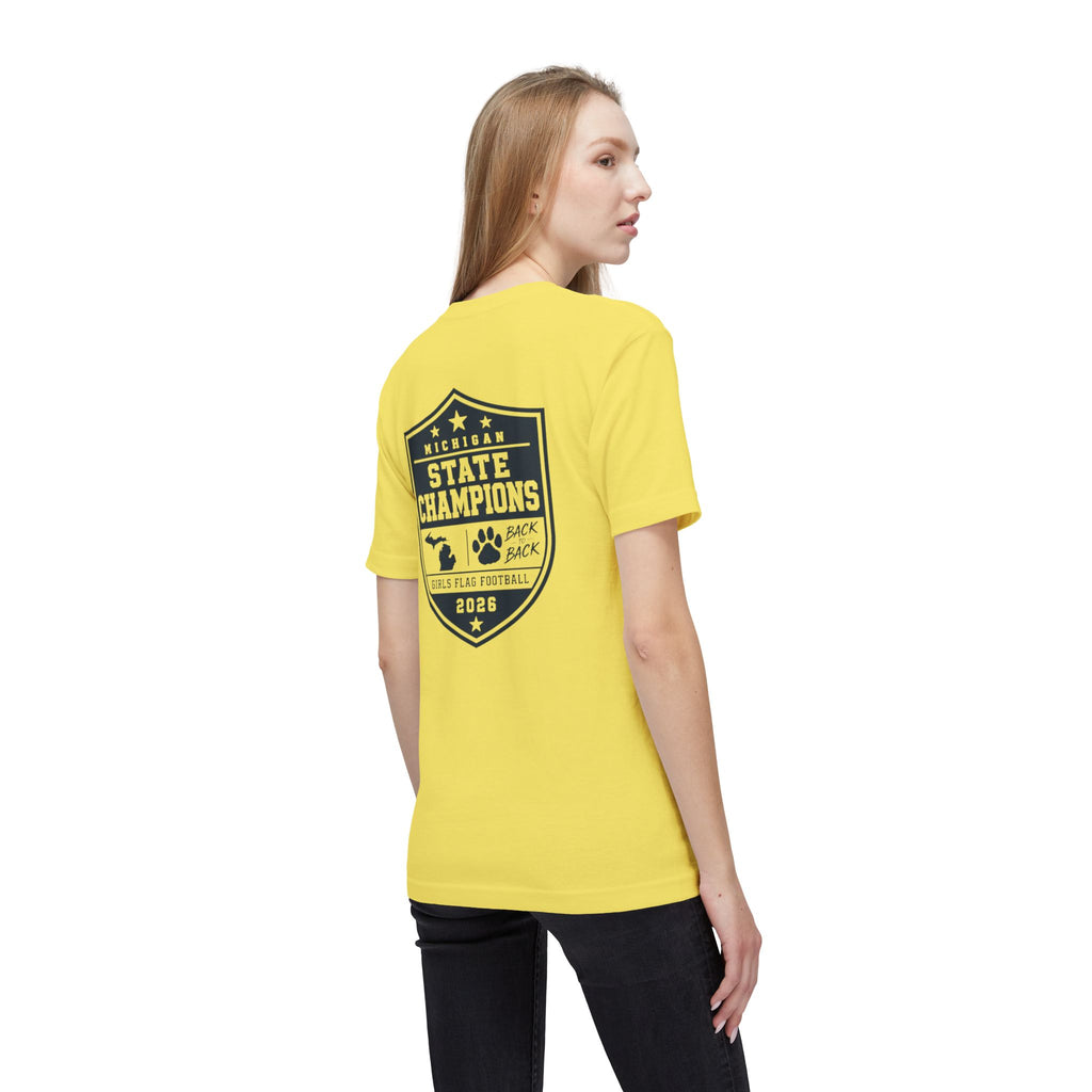 St. Joseph 2026 State Champions T-Shirt — Michigan Girls Flag Football
