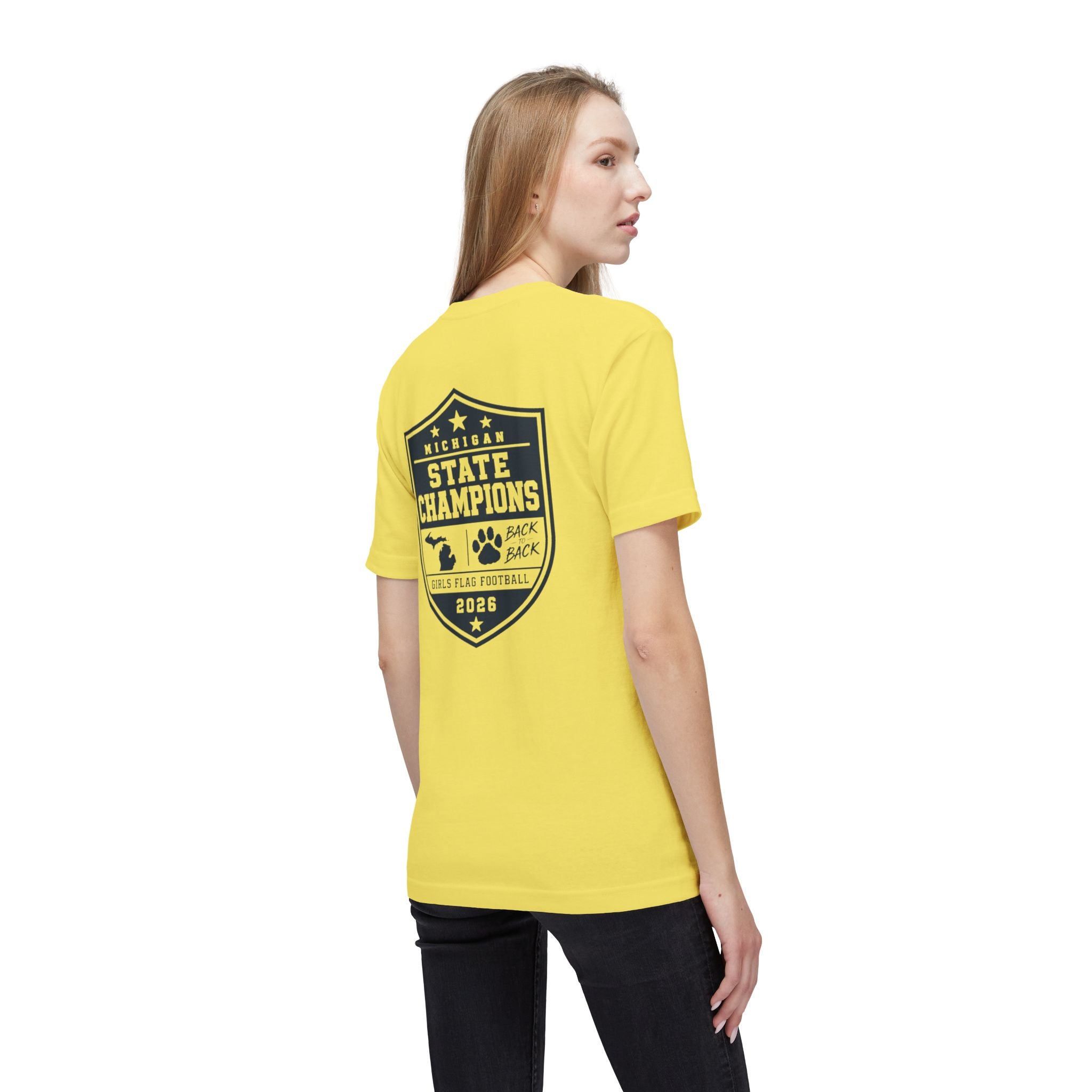 St. Joseph 2026 State Champions T-Shirt — Michigan Girls Flag Football