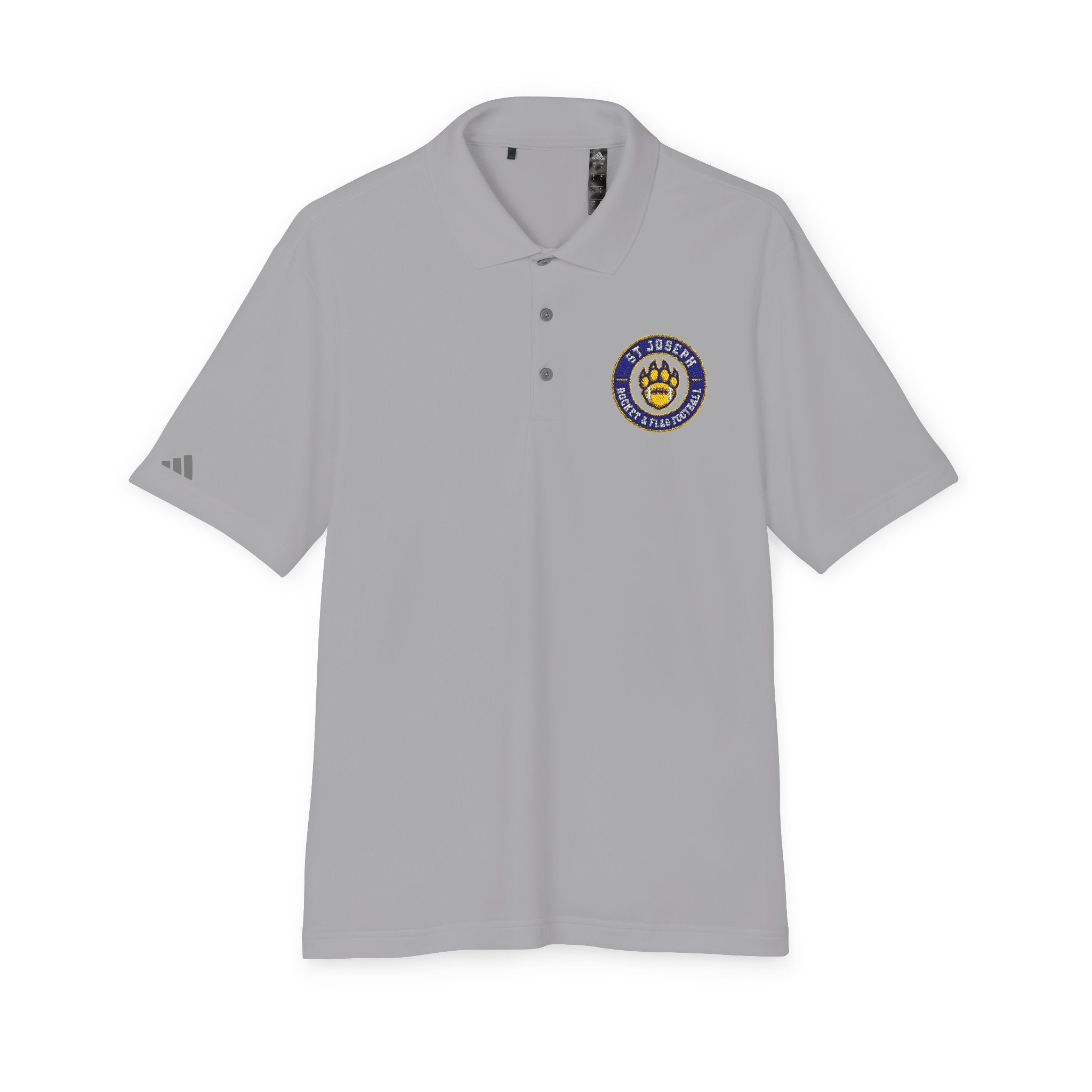 SJ Rocket Football - Performance Polo Shirt — Embroidered SJ Logo Athletic Golf Polo