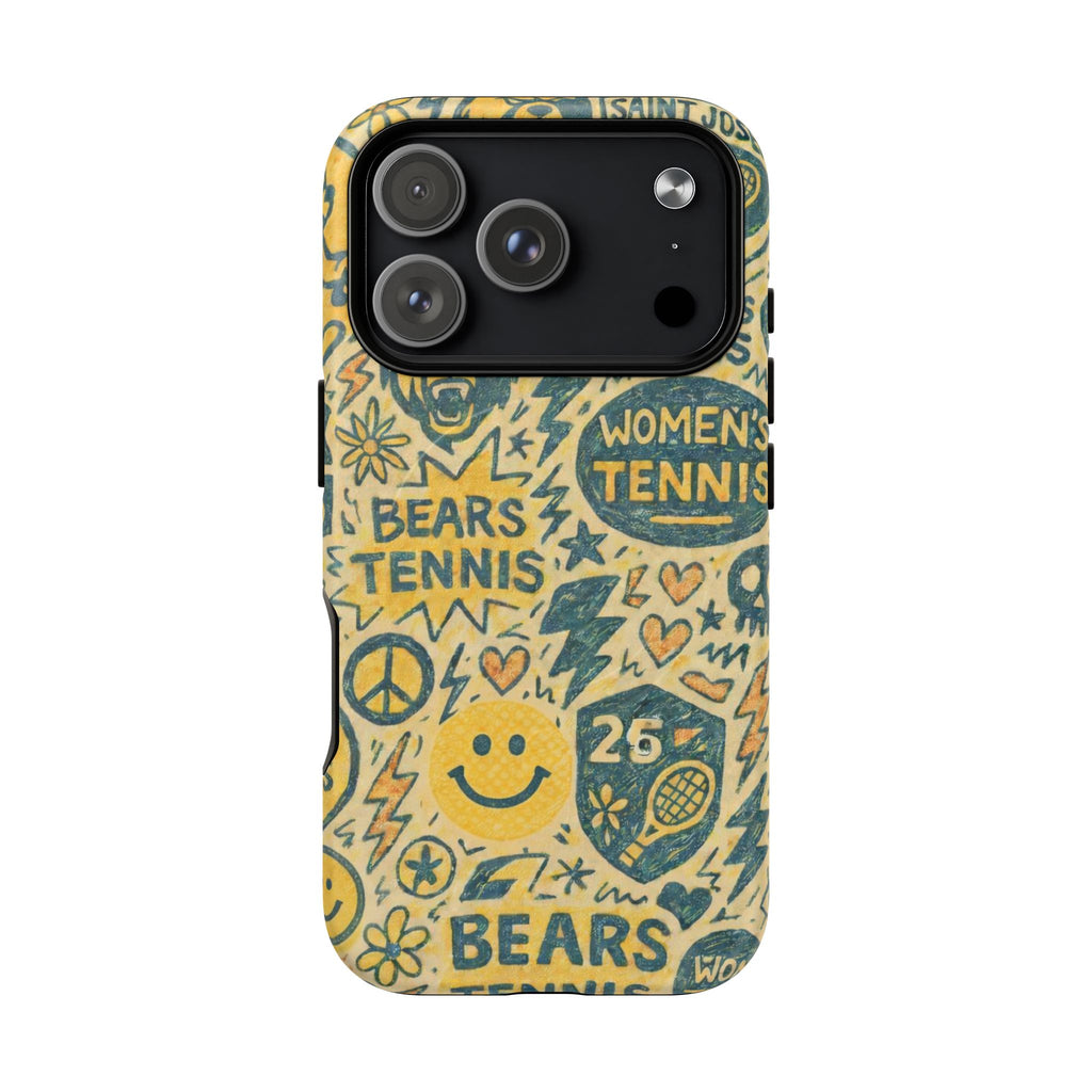 Bears Tennis - Doodle Phone Case