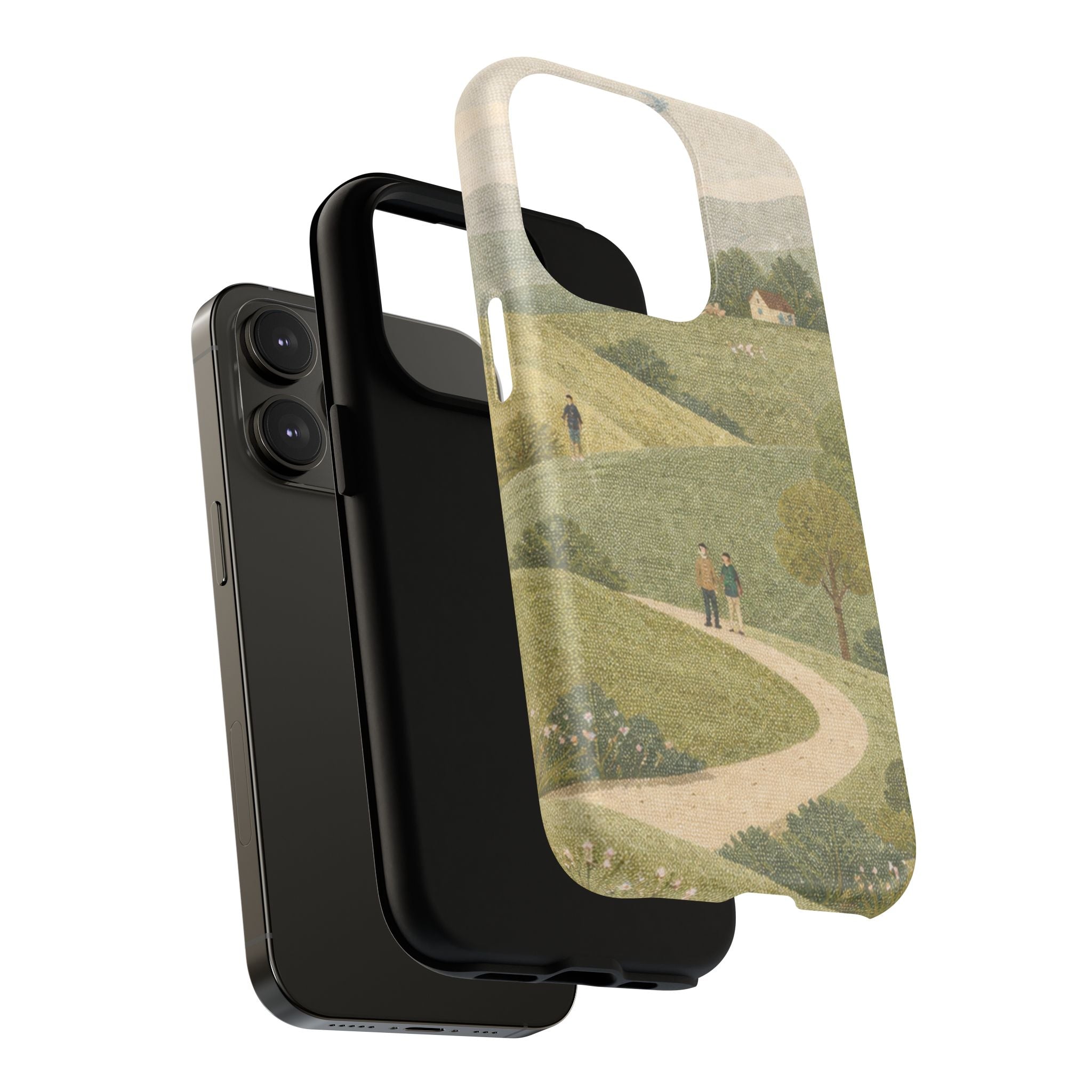 Green Path Iphone Case