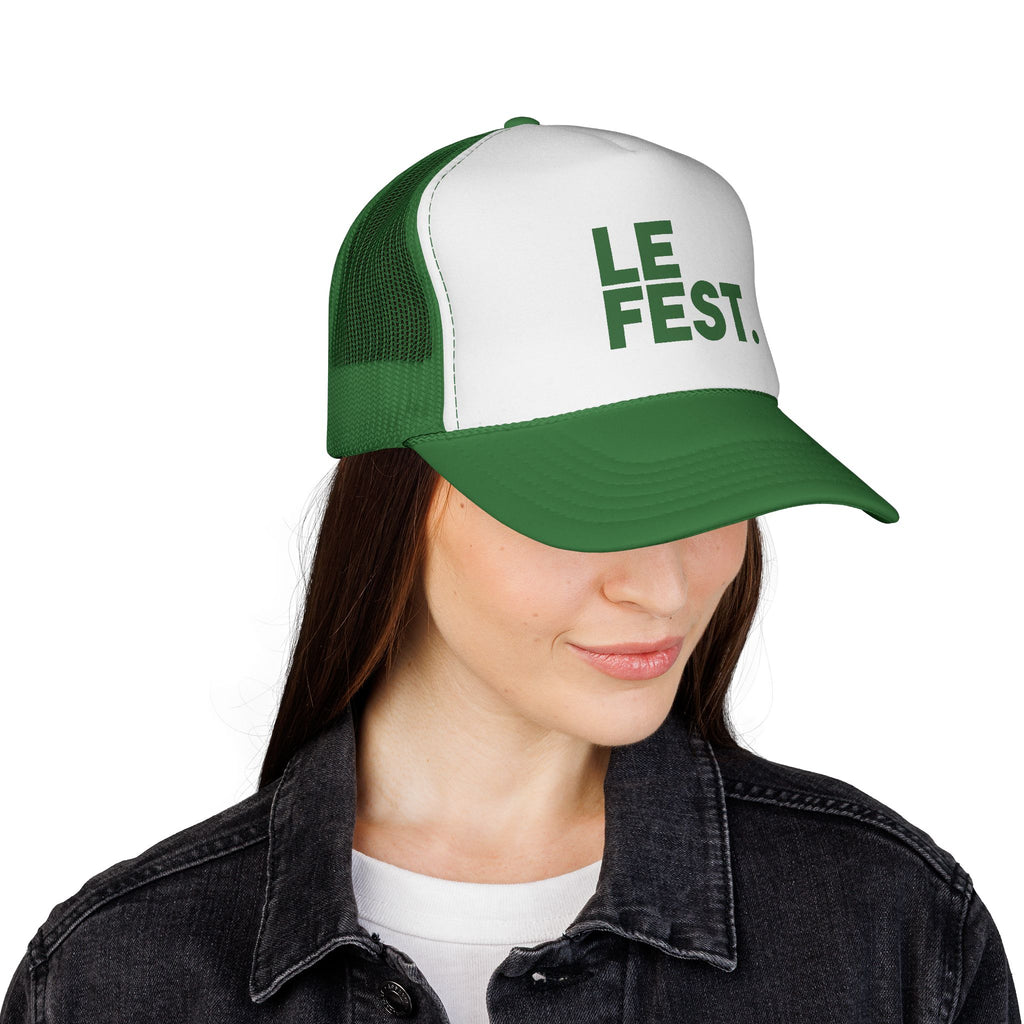 Frickin Farm Fest - Le Fest Green Trucker Hat