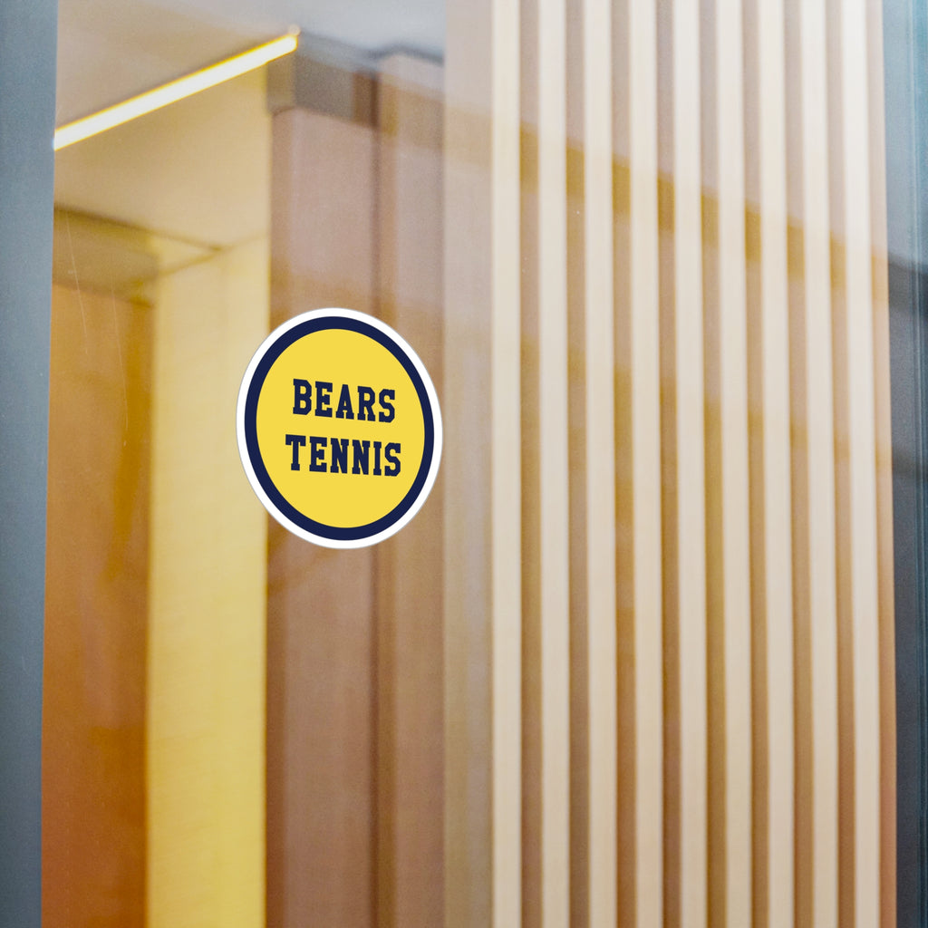Bears Tennis - Maize and Blue Decal