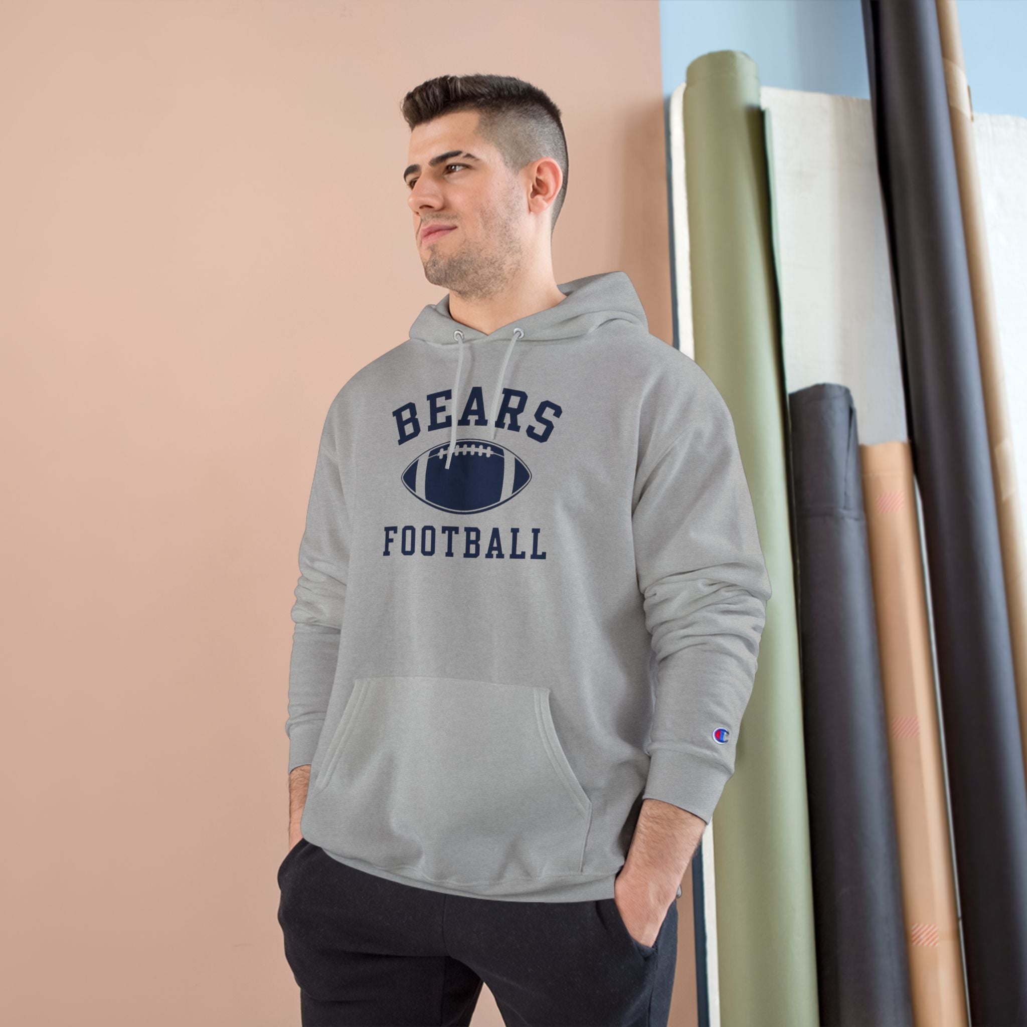 SJ Rocket Football - Champion Bears Football Hoodie
