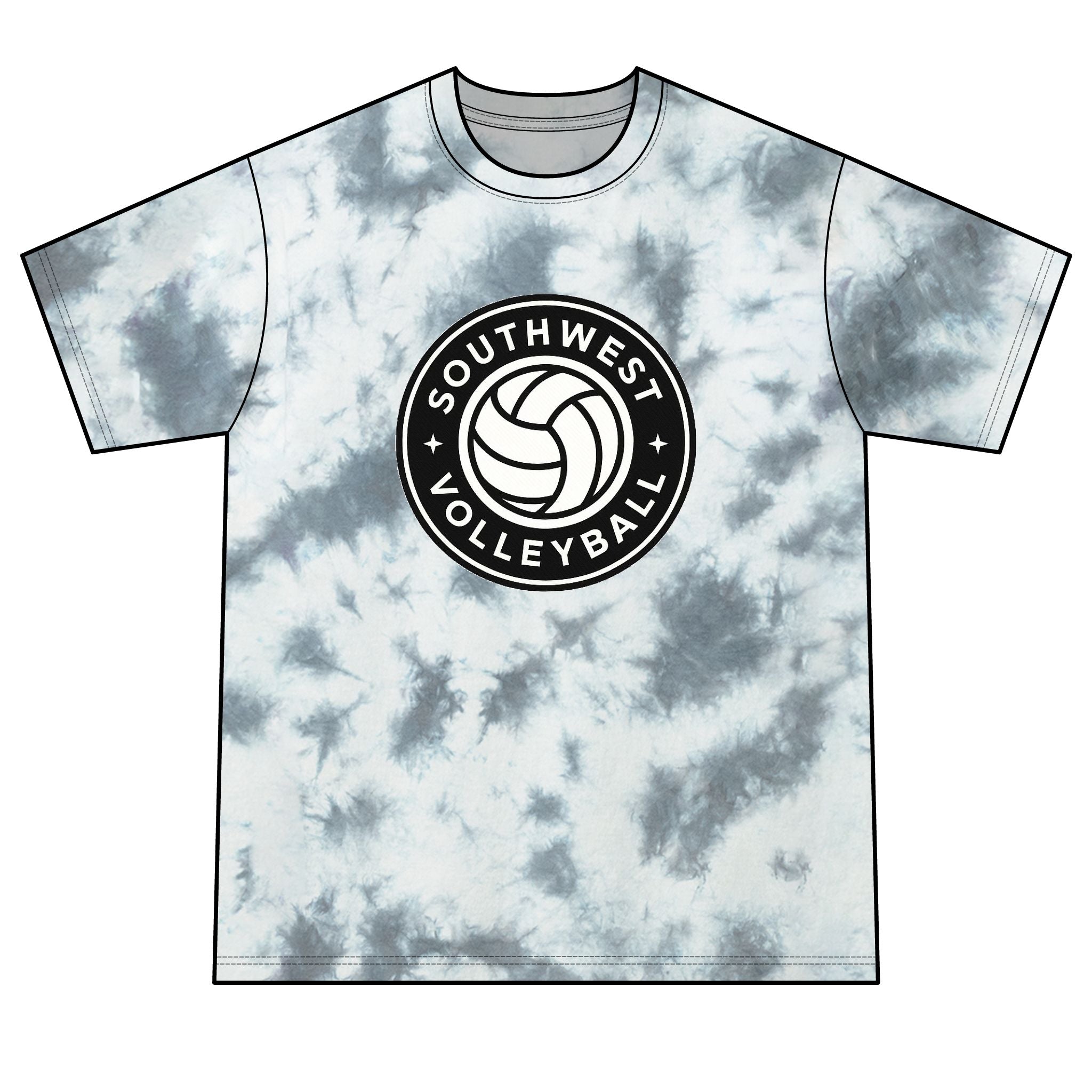 SWVB - Tie Dye Tee (Crystal Gray)
