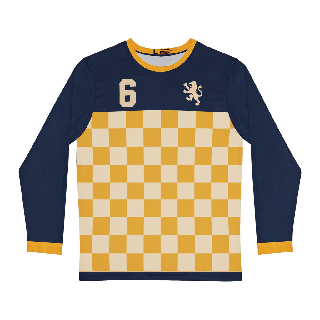 University Maize and Blue Check No. 6 Jersey