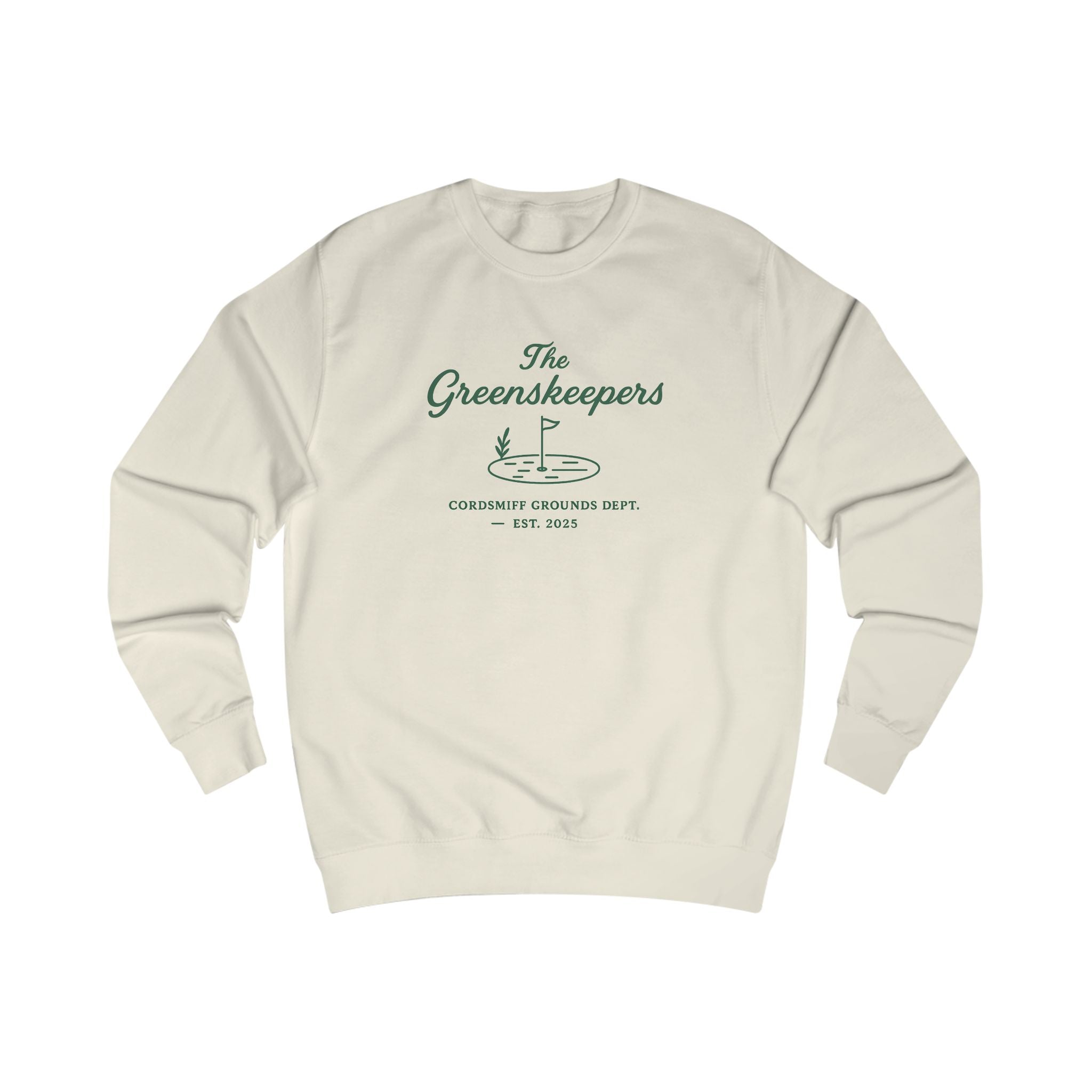 Unisex Golf Sweatshirt The Greenskeepers Club Pullover, Funny Gift for Golfer, Cozy Fall Crewneck, Preppy Golfcore Aesthetic Clothing