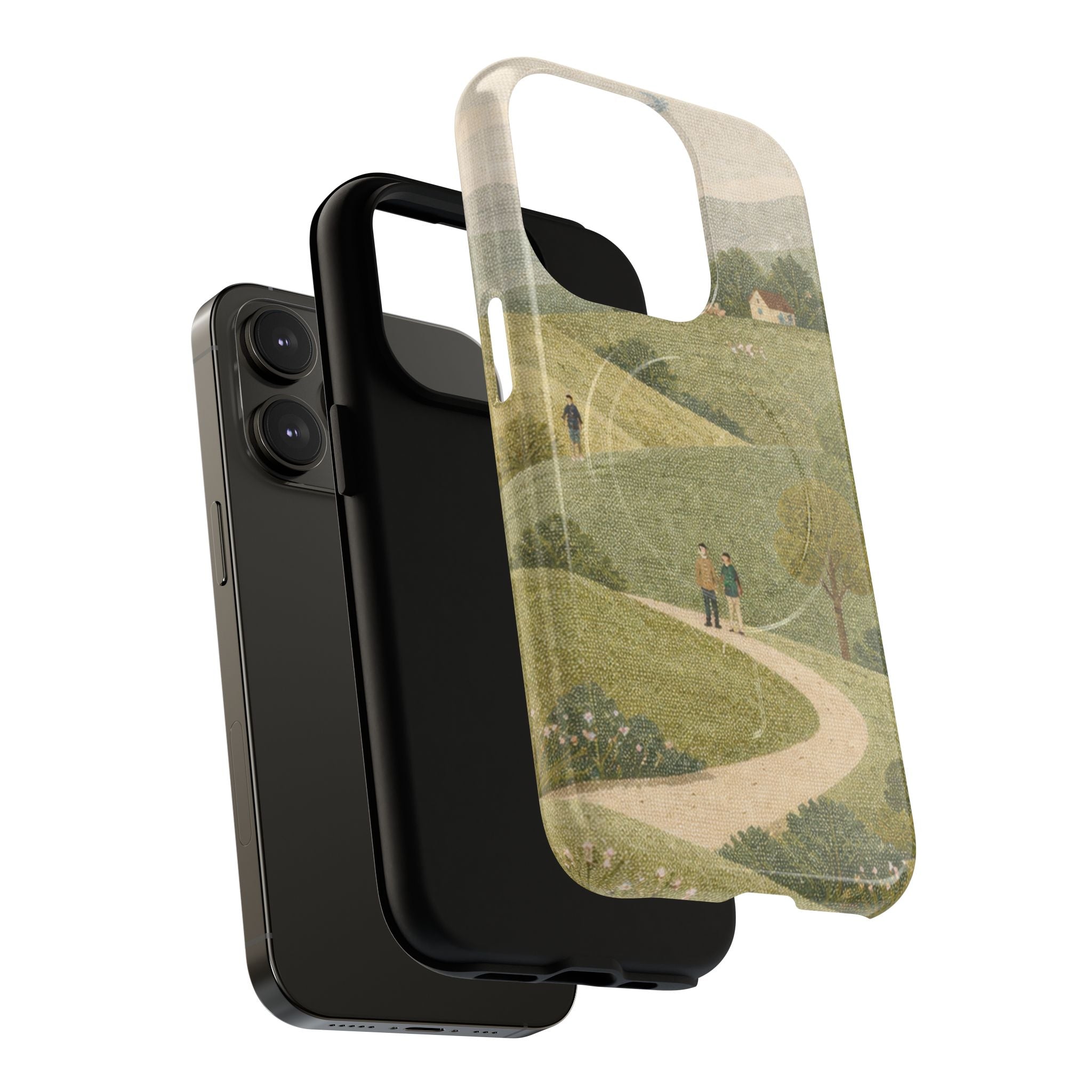 Green Path Iphone Case