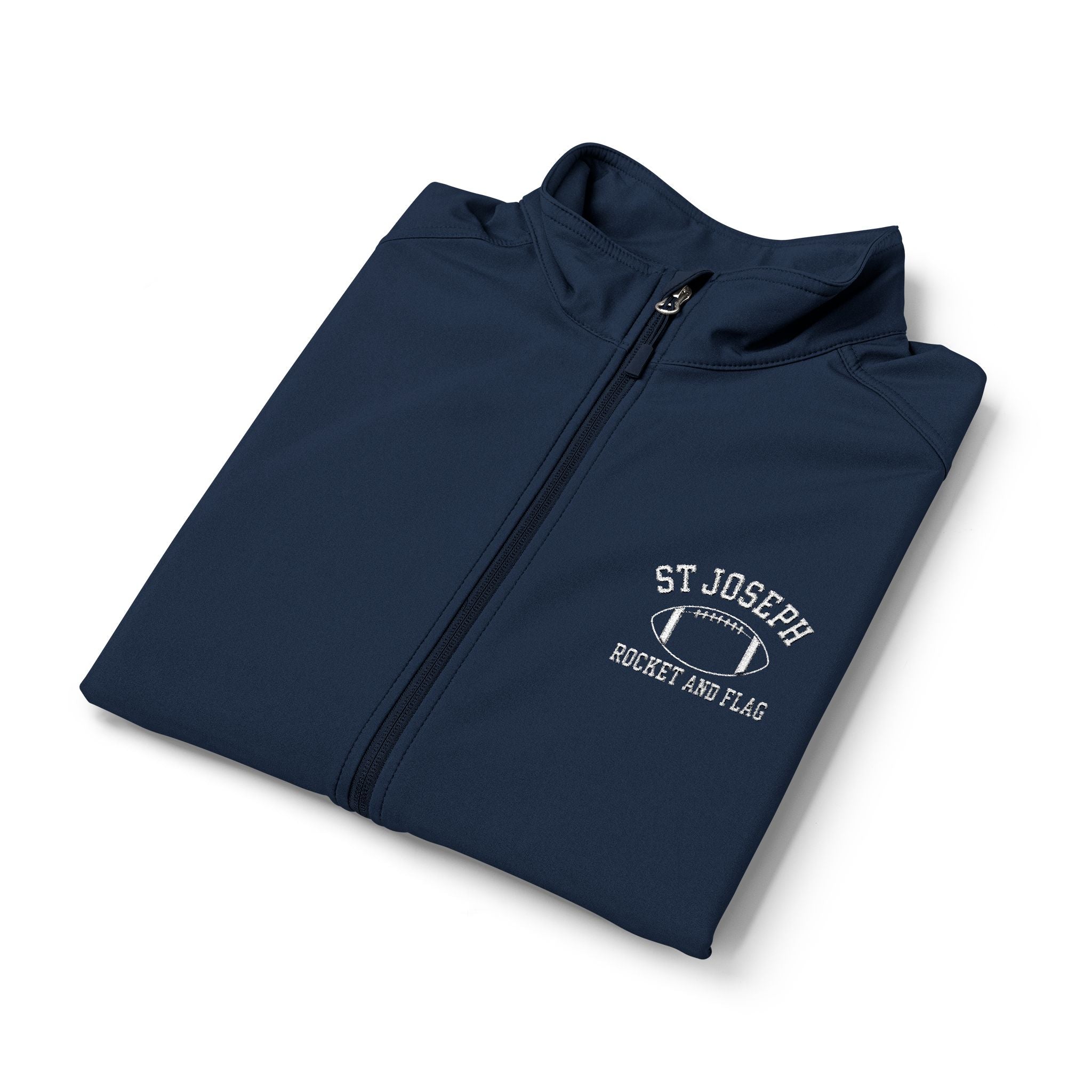 SJ Rocket Football - Embroidered Soft Shell Vest v2