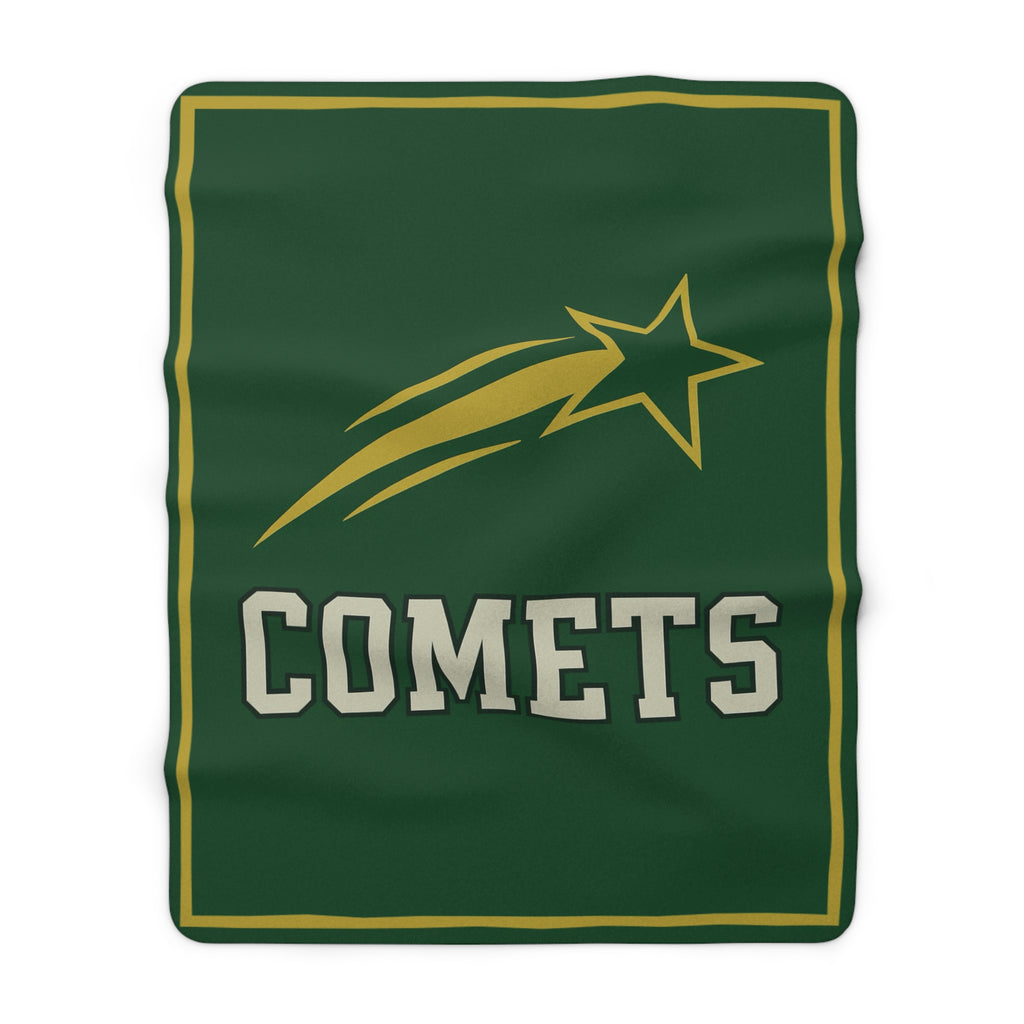 Comets - Cozy Sherpa Fleece Blanket