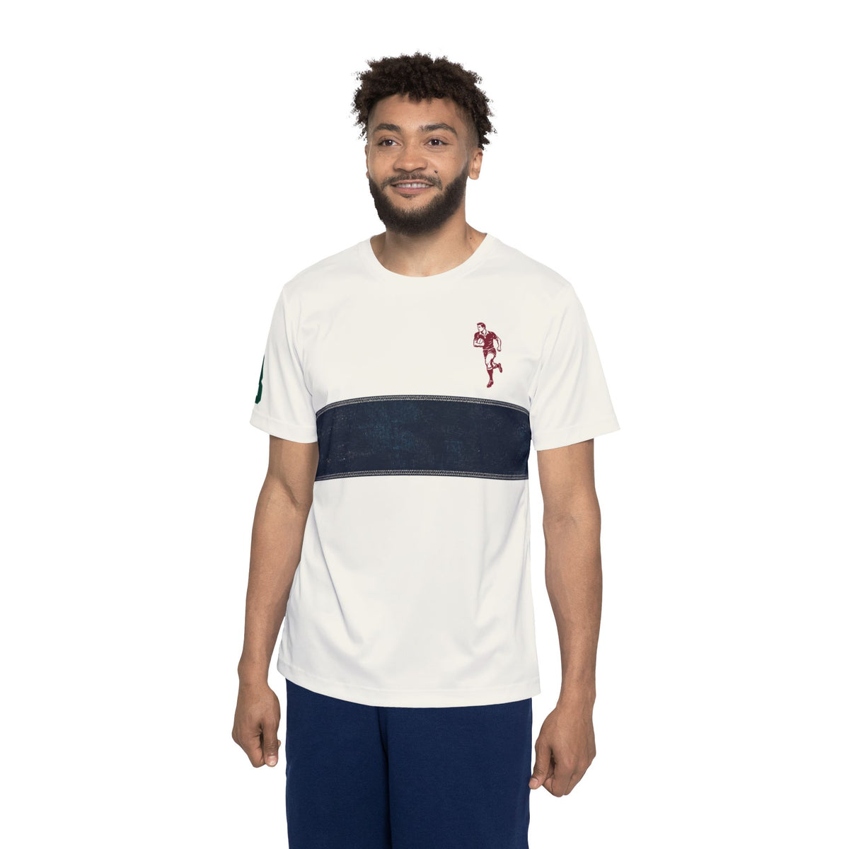 Touchline Stripe Rugby-Inspired Jersey