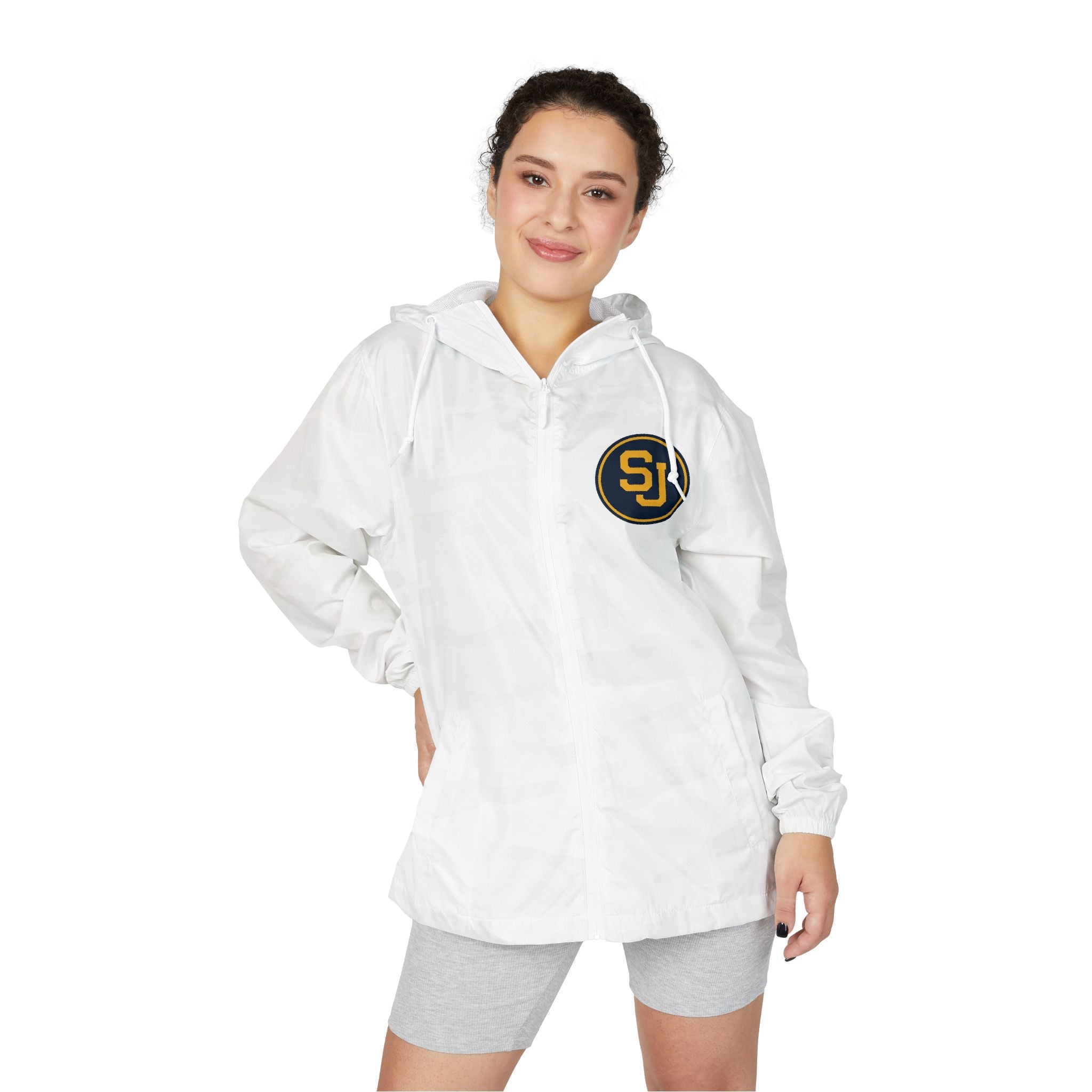Bears Tennis - Windbreaker Jacket White Camo