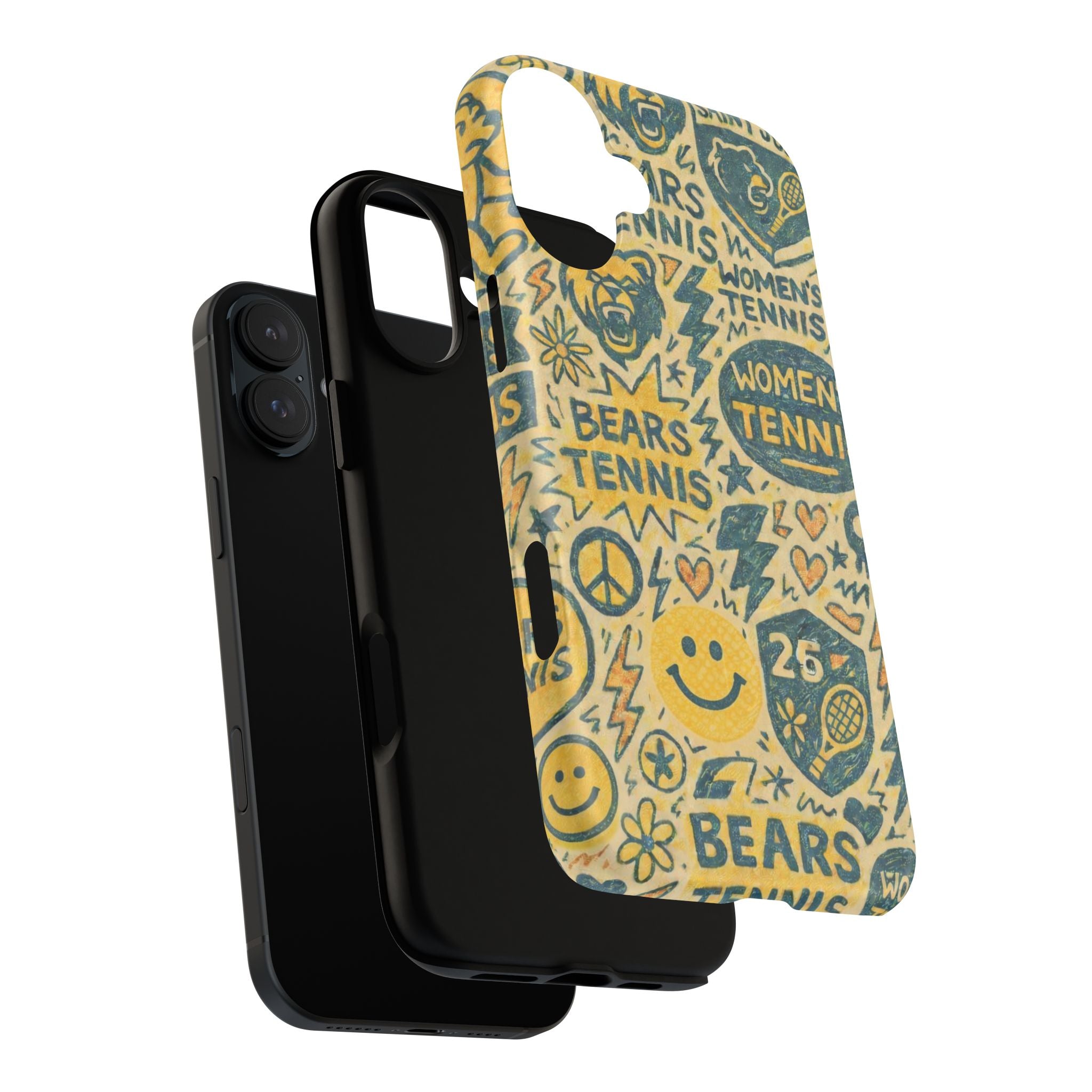 Bears Tennis - Doodle Phone Case