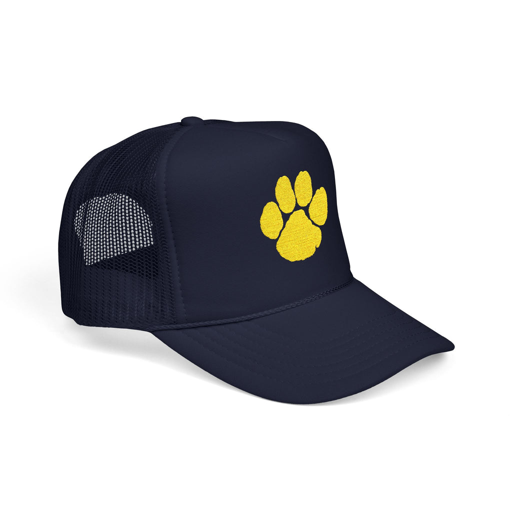 SJ Bears - Embroidered Paw Print Foam Trucker Hat