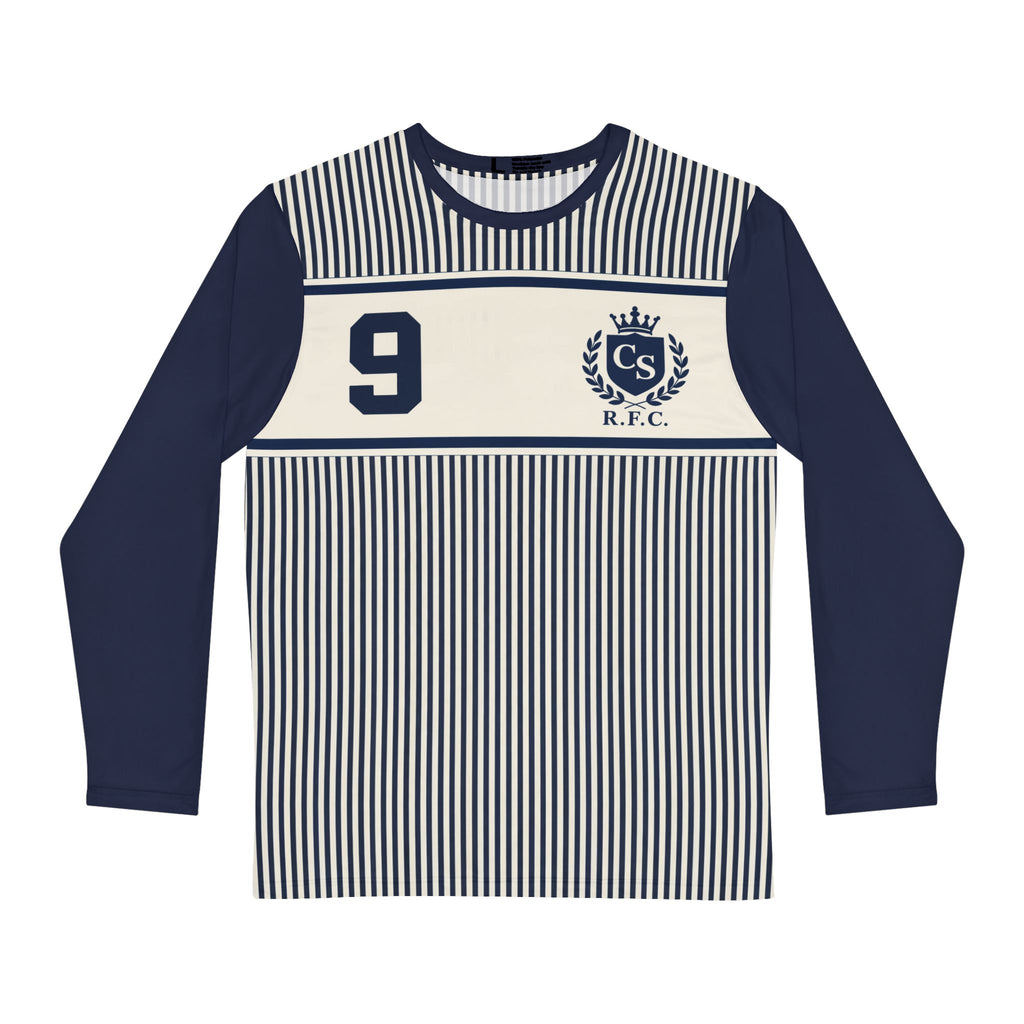 Scrum Half No. 9 Pinstripe Rugby Shirt
