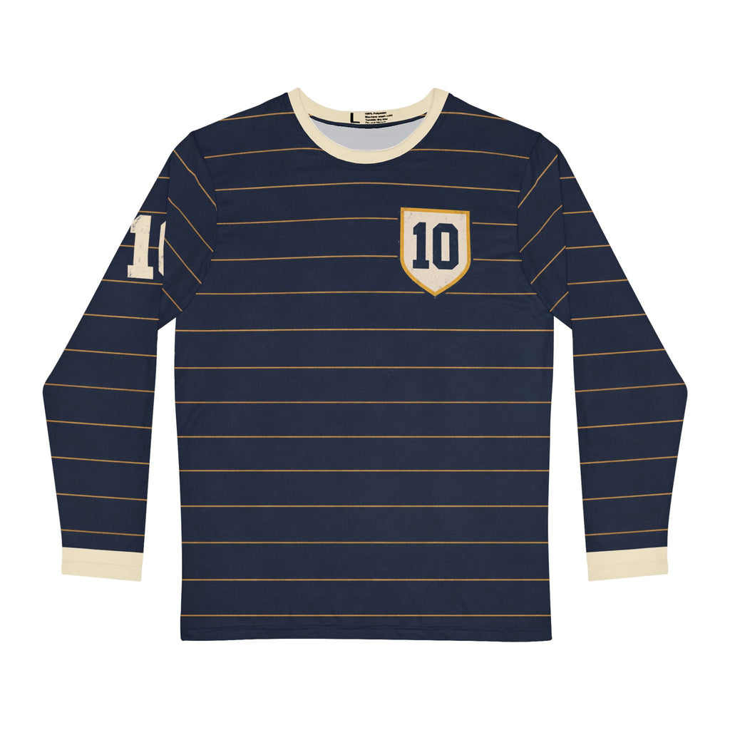 Varsity Pinstripe Blue and Maize Jersey