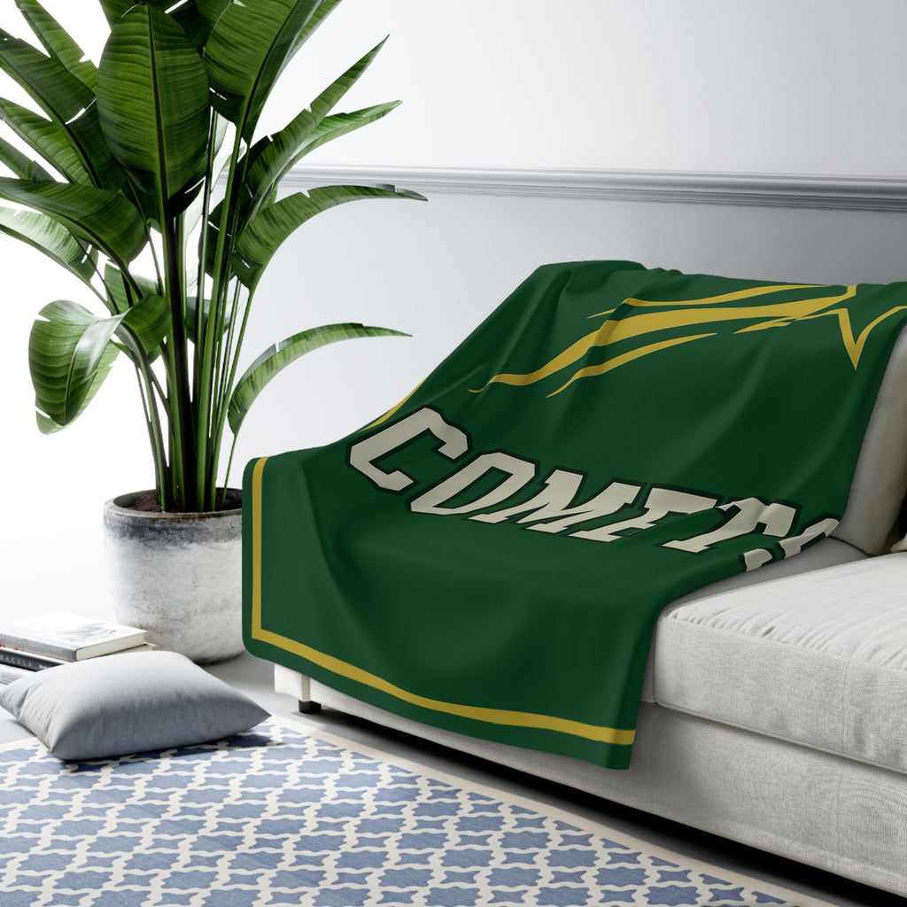 Comets - Cozy Sherpa Fleece Blanket